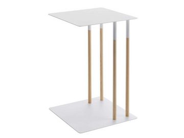 Yamazaki Beistelltisch "Plain" Ablagetisch 35x55x35cm, Sofatisch, Nachttisch, weiß