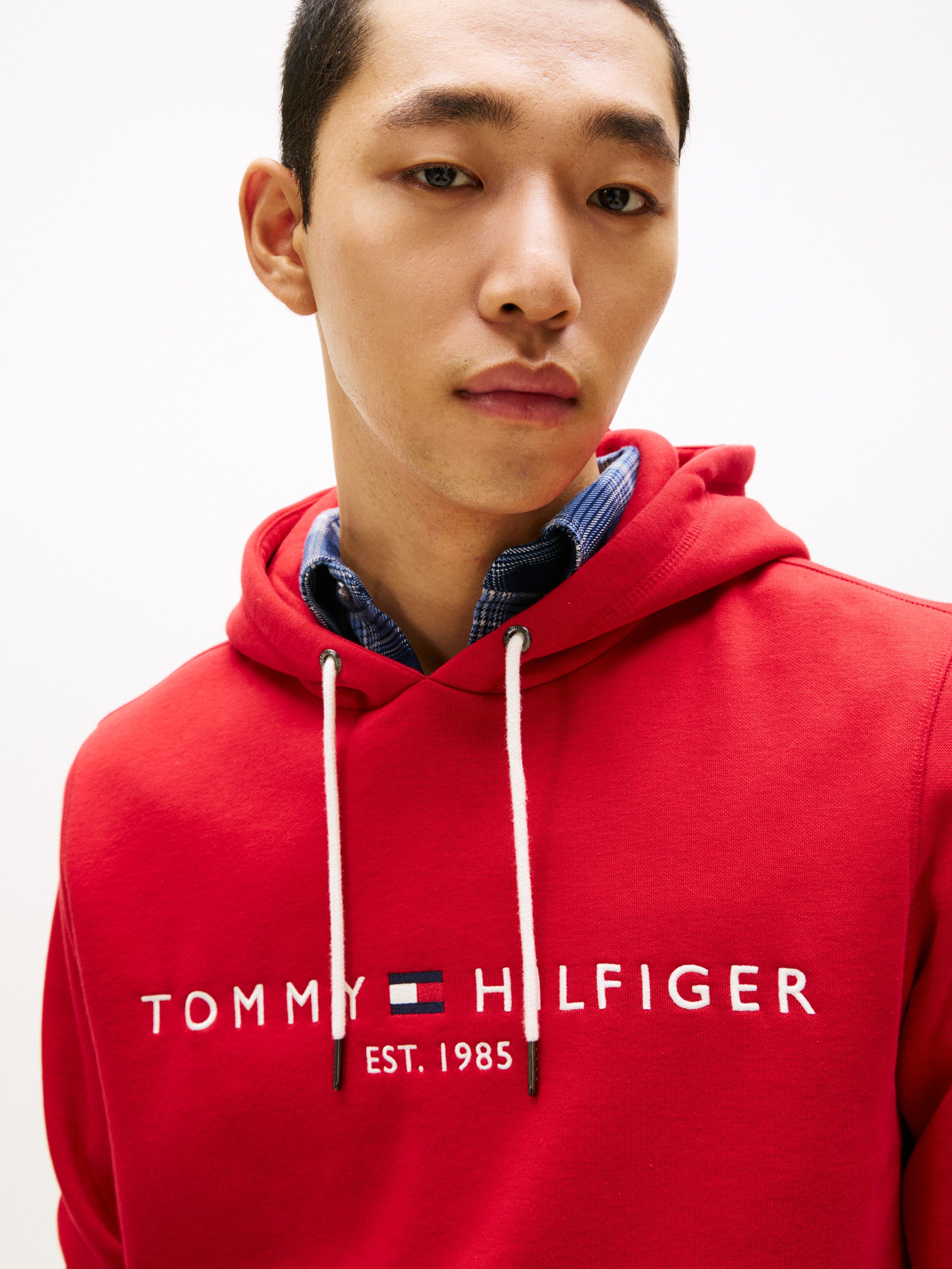 Tommy Hilfiger Kapuzensweatshirt TOMMY LOGO HOODY mit Kapuze und Kängurutas günstig online kaufen