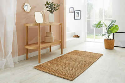 Teppich Oda, my home, rechteckig, Höhe: 13 mm, Flachgewebe, aus Naturfaser, Jute