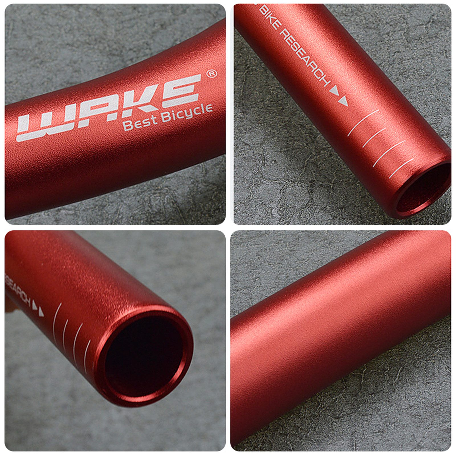 GARRYFIZH Fahrradlenker MTB Lenker Riser Bar 780mm Alu 31,8mm Rot Fahrradlenker, Mountainbike-Lenker, Aluminiumlegierungsstruktur