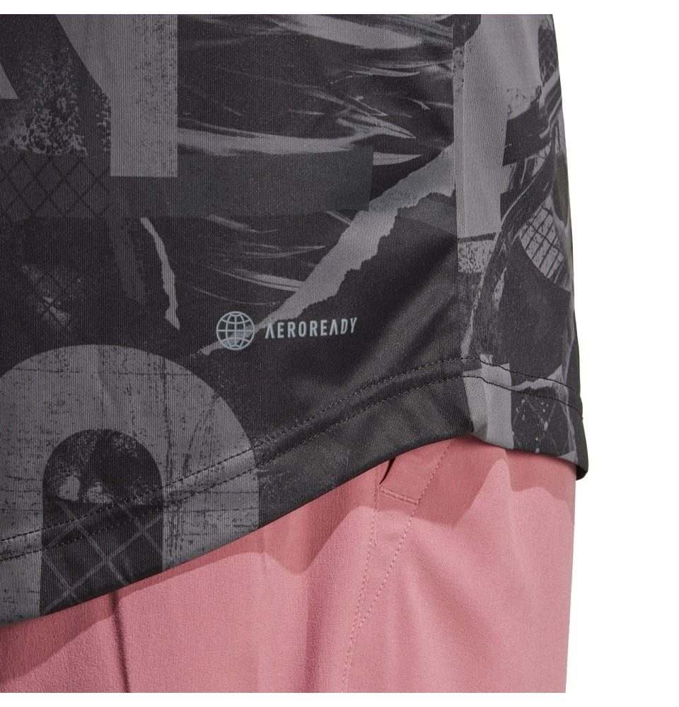 adidas Performance Poloshirt Club Graphic grau Herren günstig online kaufen