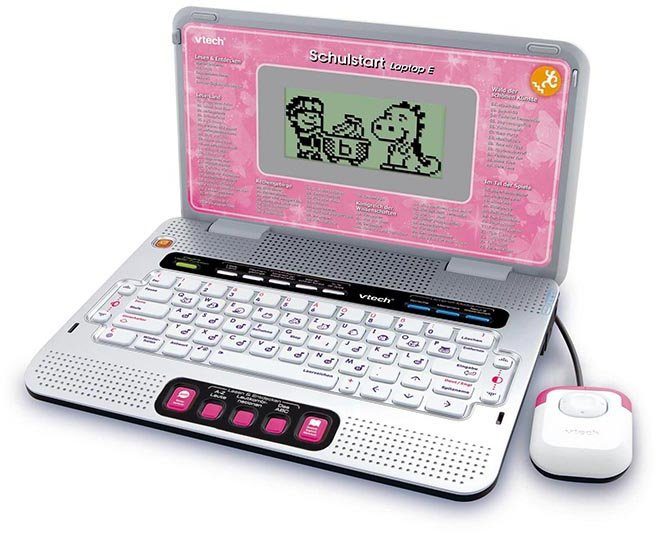 Vtech® Kindercomputer School & Go, Schulstart Laptop E - pink