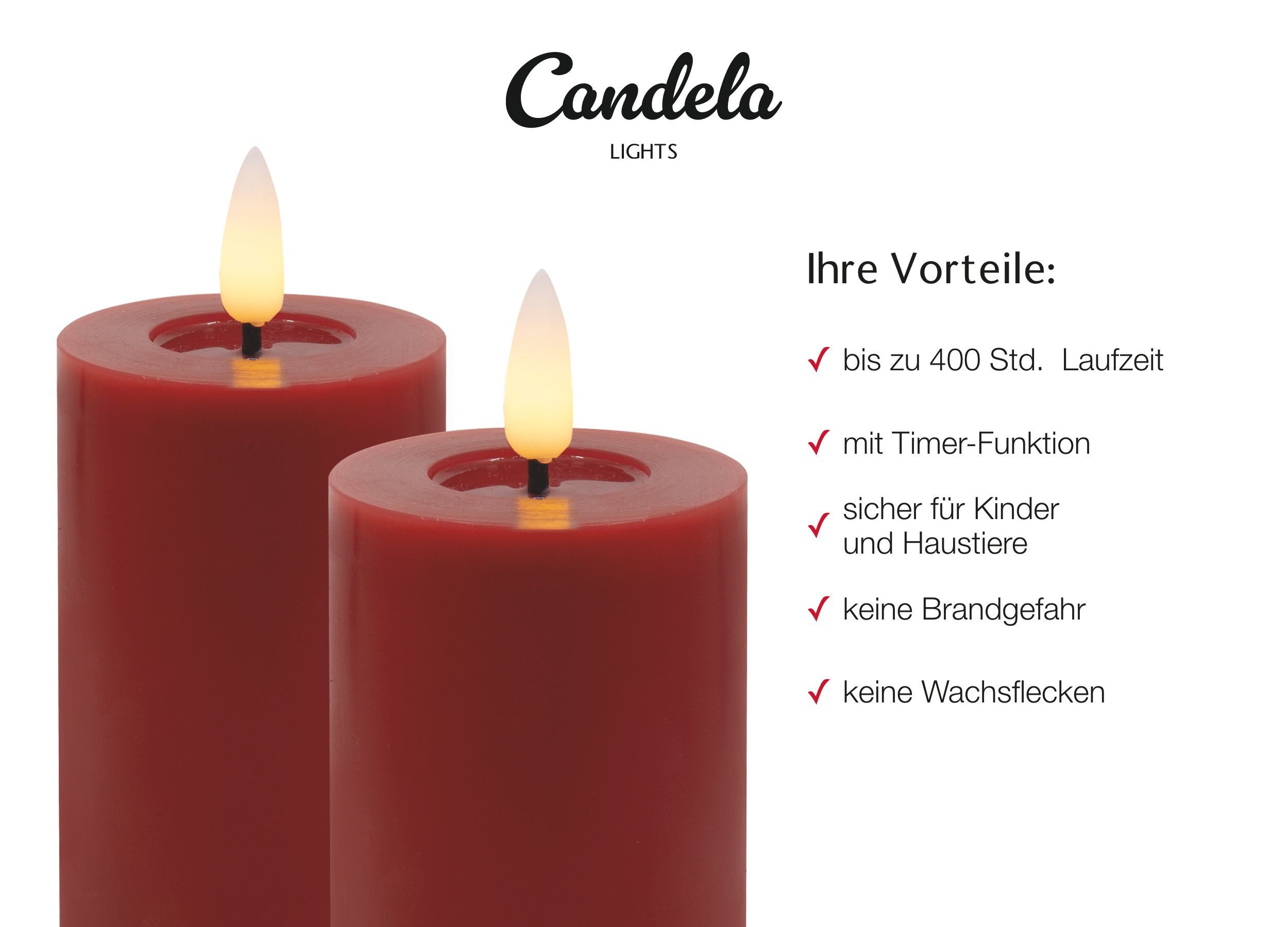 LC Home LED-Kerze LED Kerzen Set günstig online kaufen