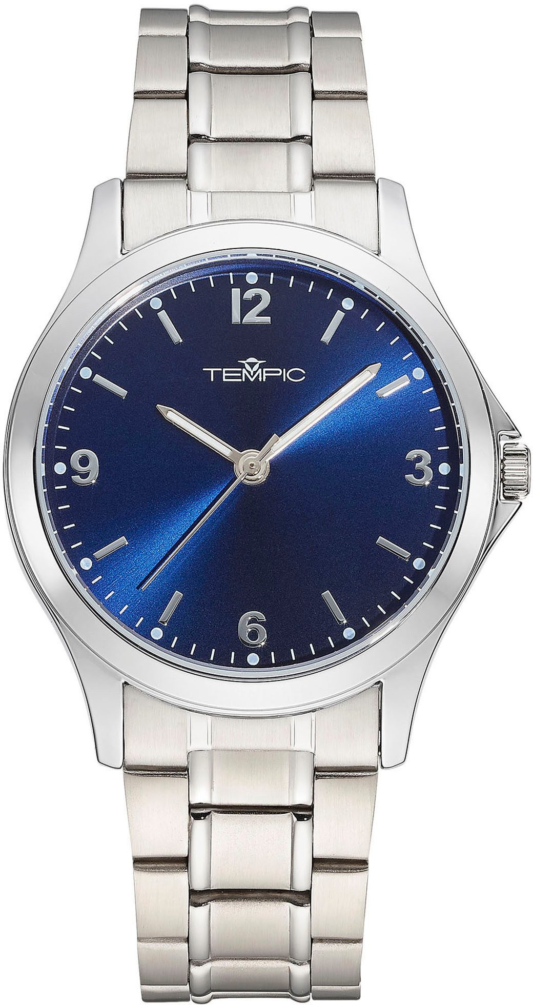 Tempic Quarzuhr, Armbanduhr, Herrenuhr, analog, Edelstahlarmband günstig online kaufen