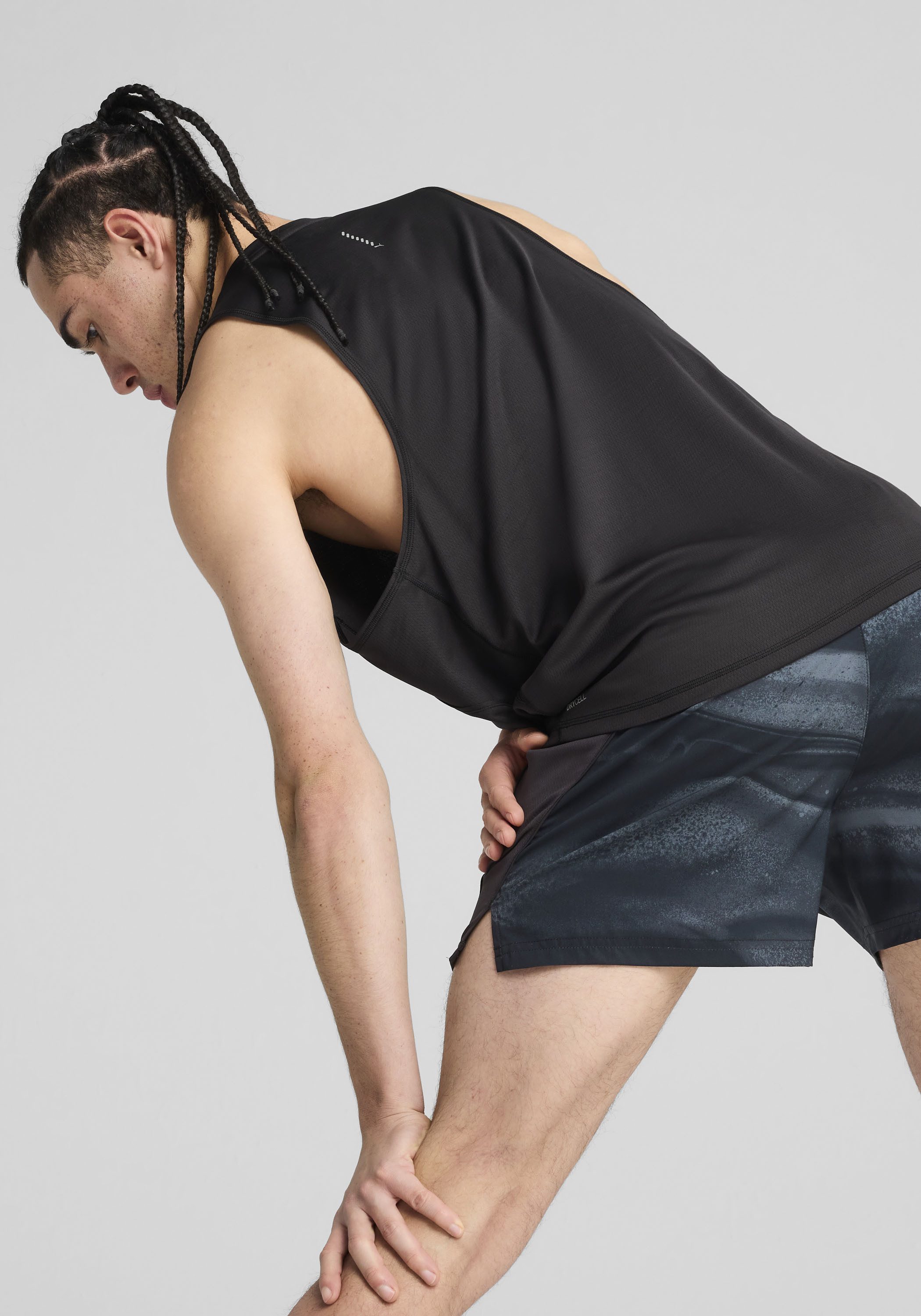PUMA Tanktop M RUN VELOCITY TANK (POLY) Tanktop, ergonomische Schnittführung, Rundhalsausschnitt