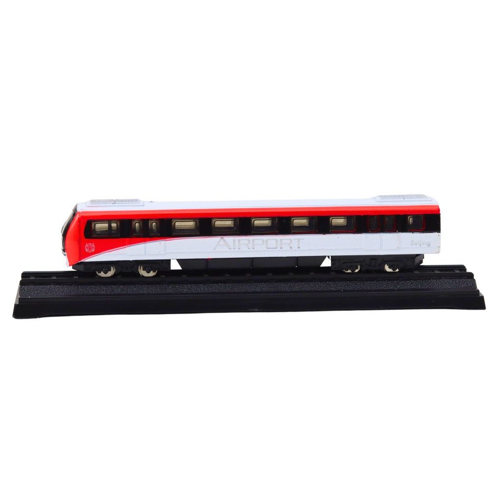 LEAN TOYS Spielzeug-Eisenbahn Sammlermodell Triebwagen Personenzug, (Spar-Set, 1-tlg., 15 x 3 x 3 cm detailliert), Maßstab 1:48, Metallguss, Sammlermodell, Schienenstück