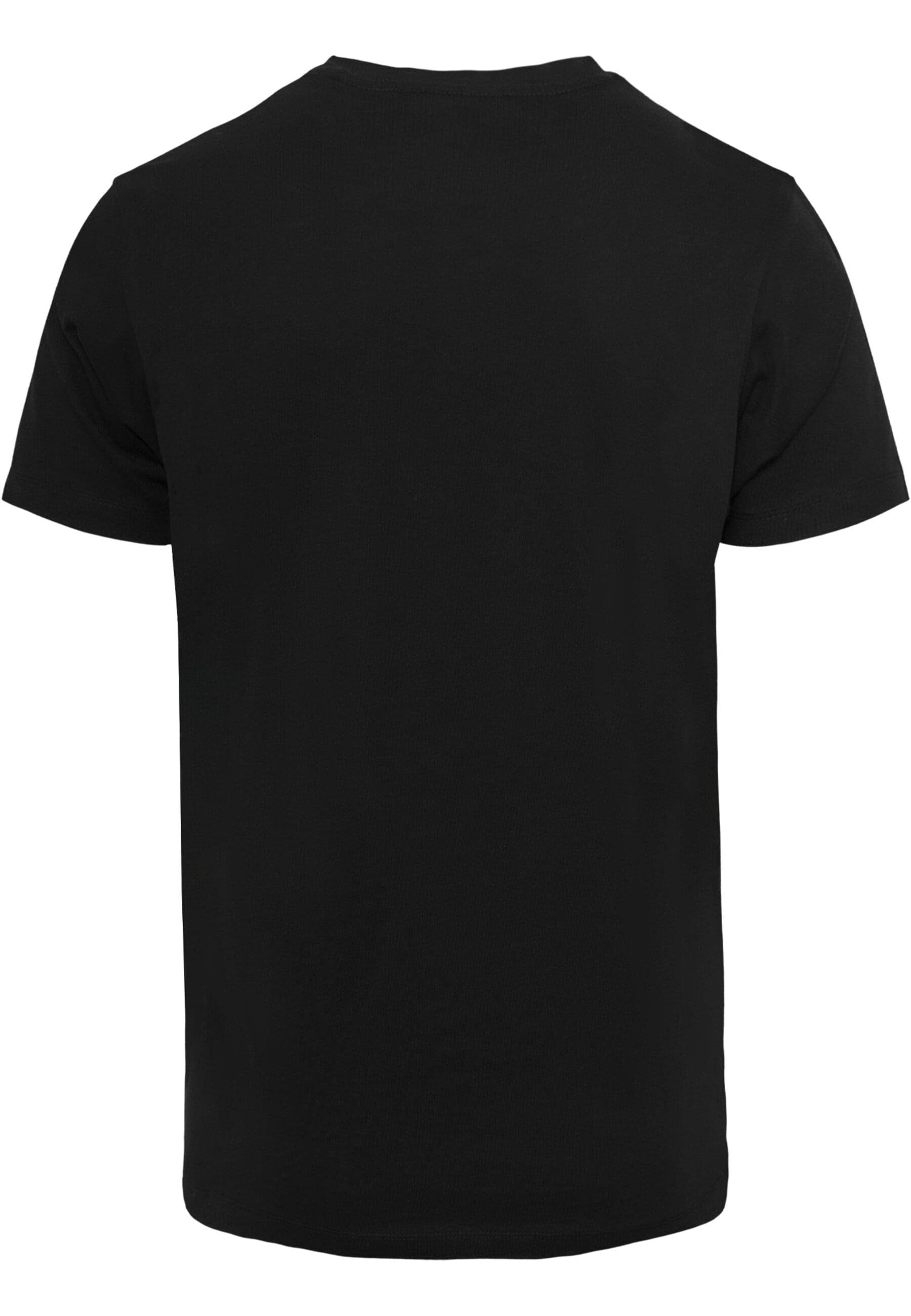 Herren Neck T-Shirt Yourself First black Round Love Merchcode T-Shirt (1-tlg)