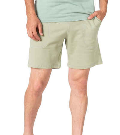 ONLY & SONS Stoffhose ONLY & SONS Herren Sweat-Shorts kurze Hose Nico Stoffhose Regular Sweat Grün