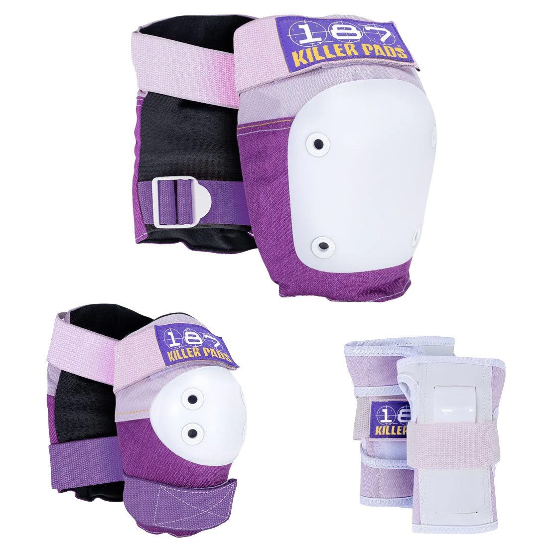 187 KillerPads Protektoren-Set Adult Six Pack (mit Knieschonern, mit Handgelenkschonern, mit Ellenbogenschonern), für Erwachsene