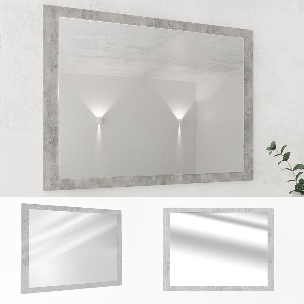 Vicco Badspiegel Kiko, Beton/Weiß, 45 x günstig online kaufen