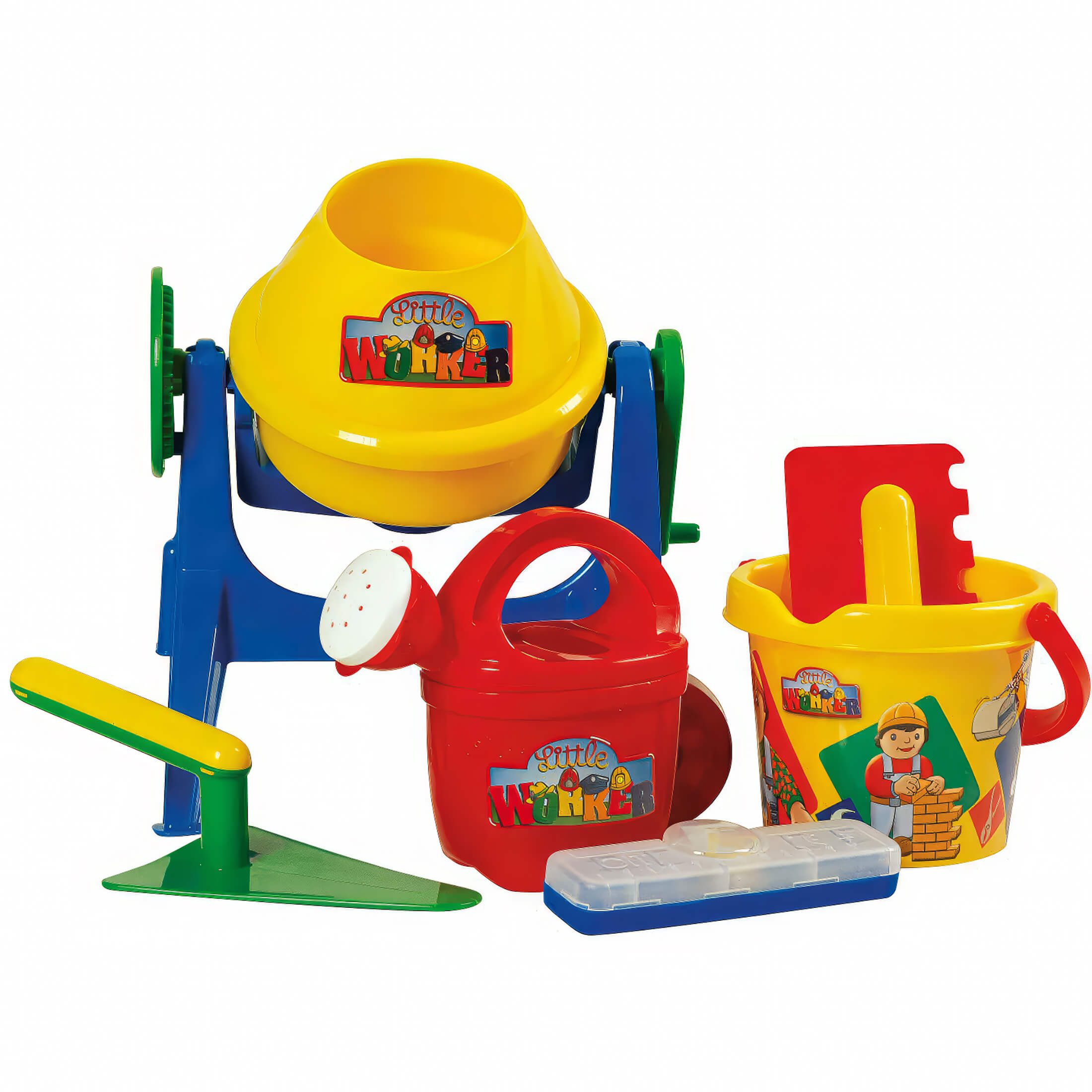 Sandform-Set Kinder Sandspielzeug Set Mörtelmischer Betonmischer günstig online kaufen