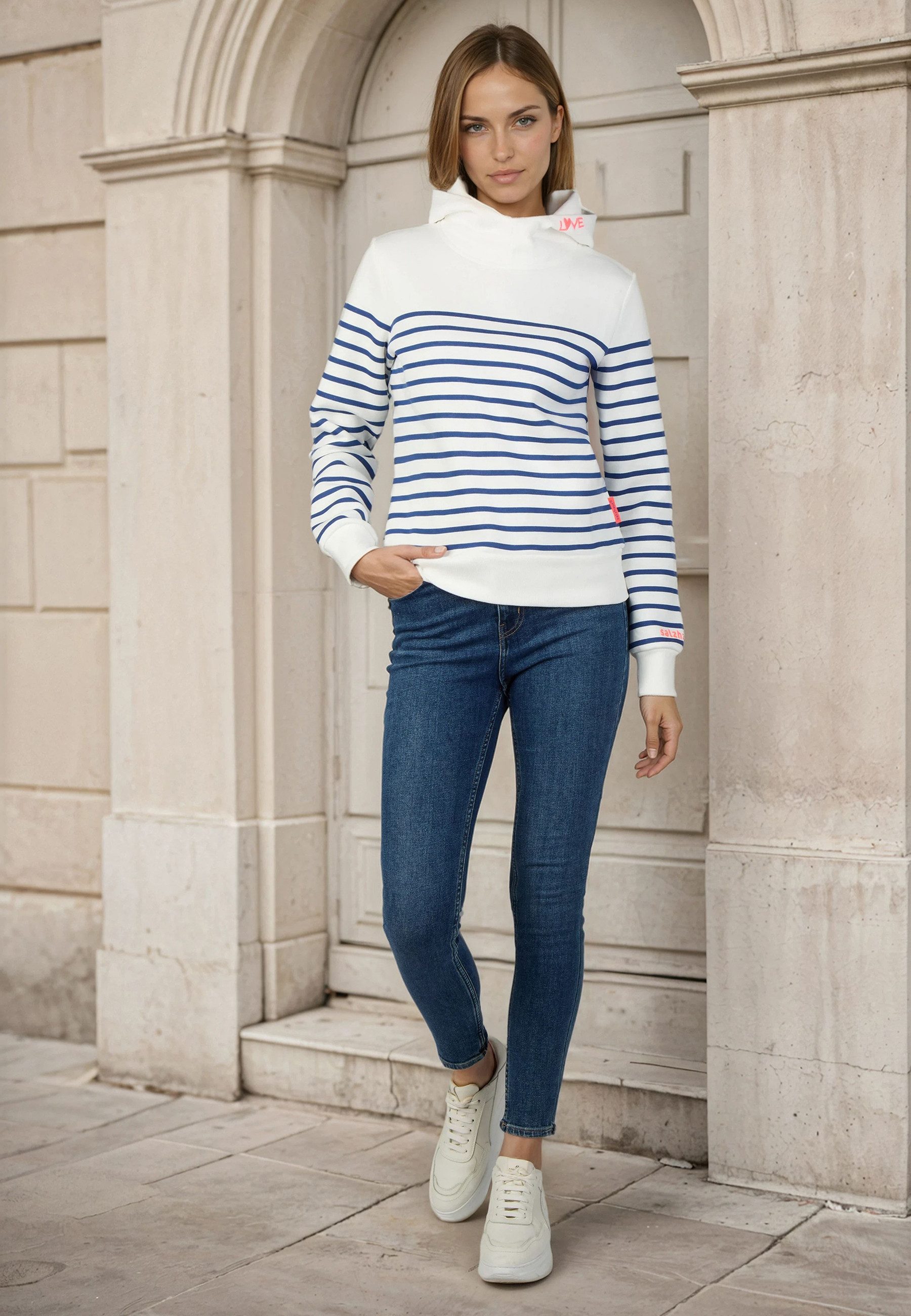 salzhaut Hoodie VASEN Damen Relaxed-Fit