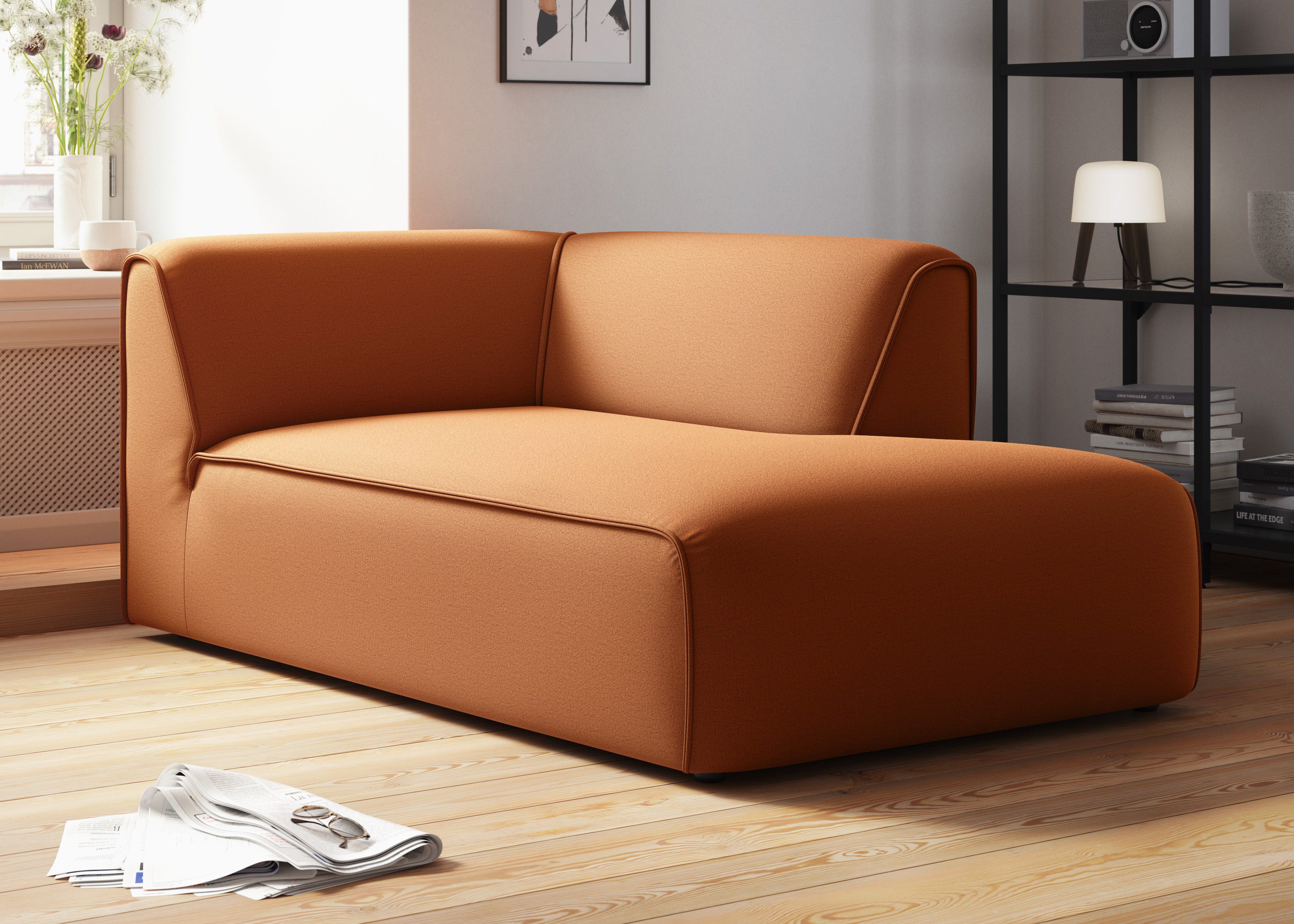 RAUM.ID Ottomane "Merid Chaiselongue, Maße B/T/H: 100/162/70 cm", als Modul günstig online kaufen