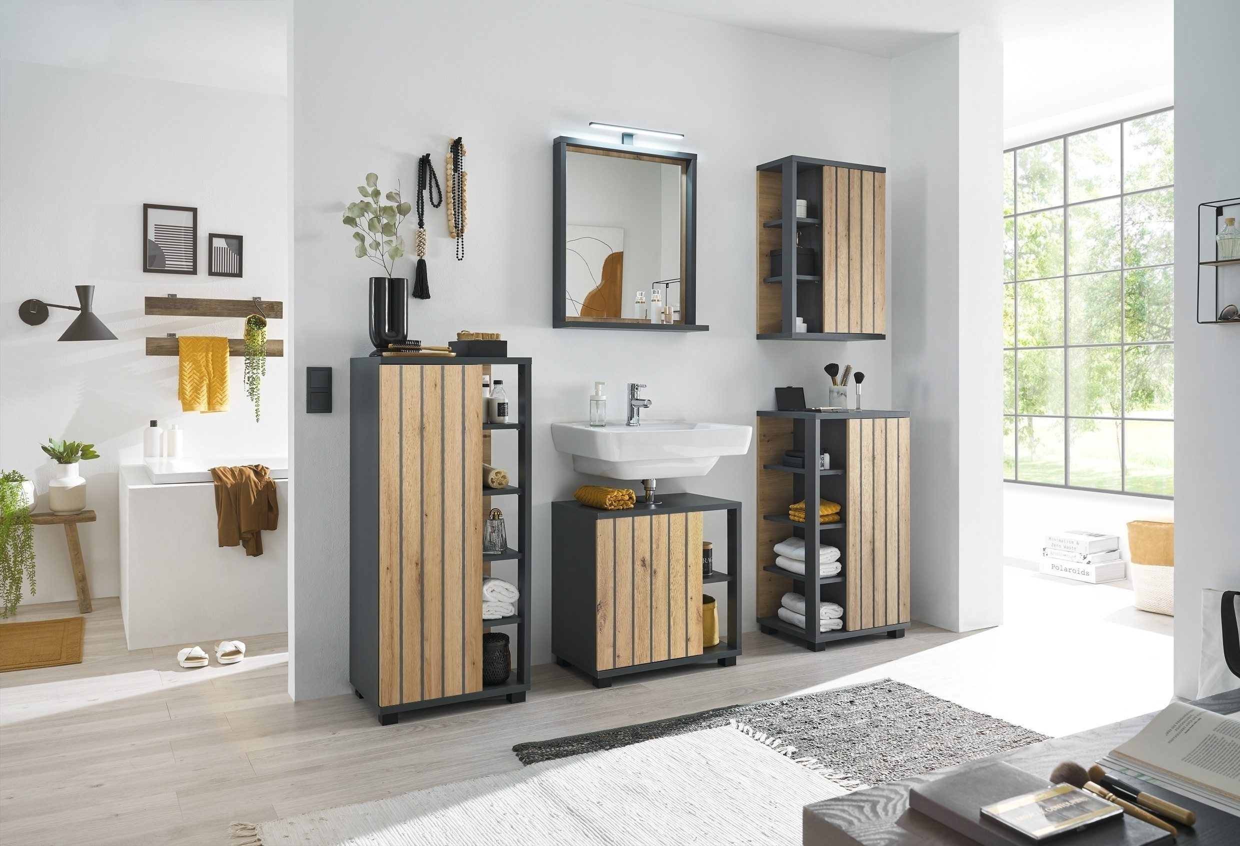 freiraum Badezimmer-Set Nizza, 156 x 190 x 30 cm (B/H/T)