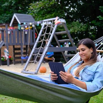 Wickey Nestschaukel Swibee Gartenschaukel, Kinderschaukel, Kleinkindschaukel, (Wickey - Zubehör, Maximales Benutzergewicht bis 100 kg), Extrem witterungsbeständig, Sitz mit wasserabweisendem Material