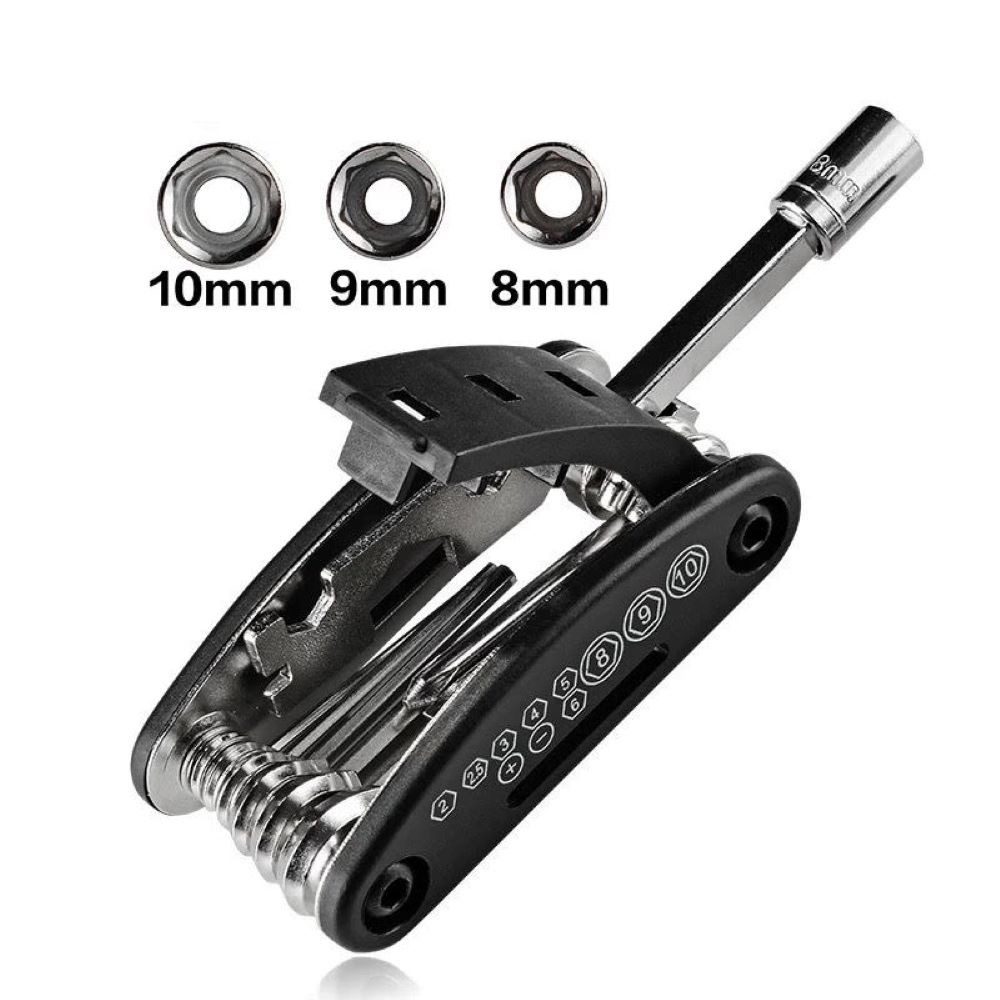 Thumbnail - ROCKBROS Multitool GJ1601, (Einzelgerät, 1x Multitool), 16 Funktionen in 1 Tool, kompakt & robust