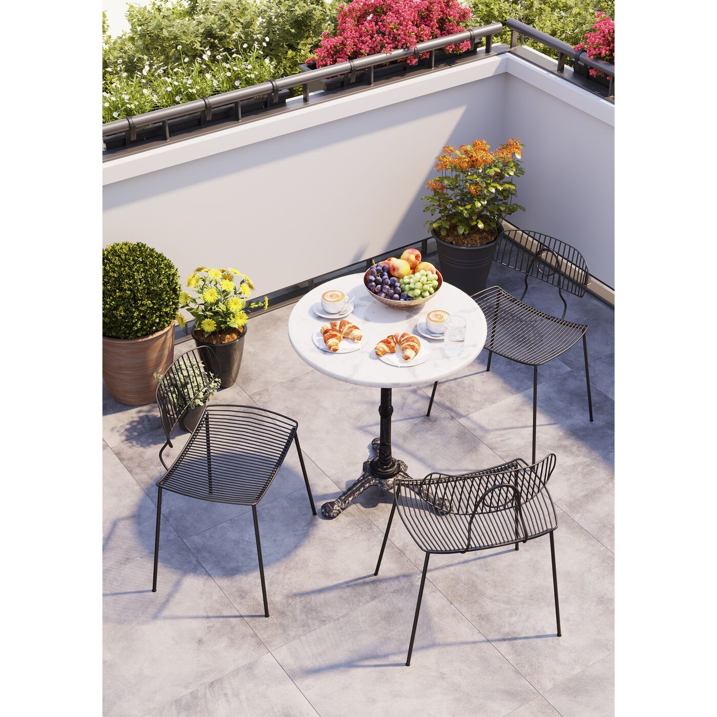 Kare Design Bistrotisch Kaffeehaus, Ø61cm günstig online kaufen