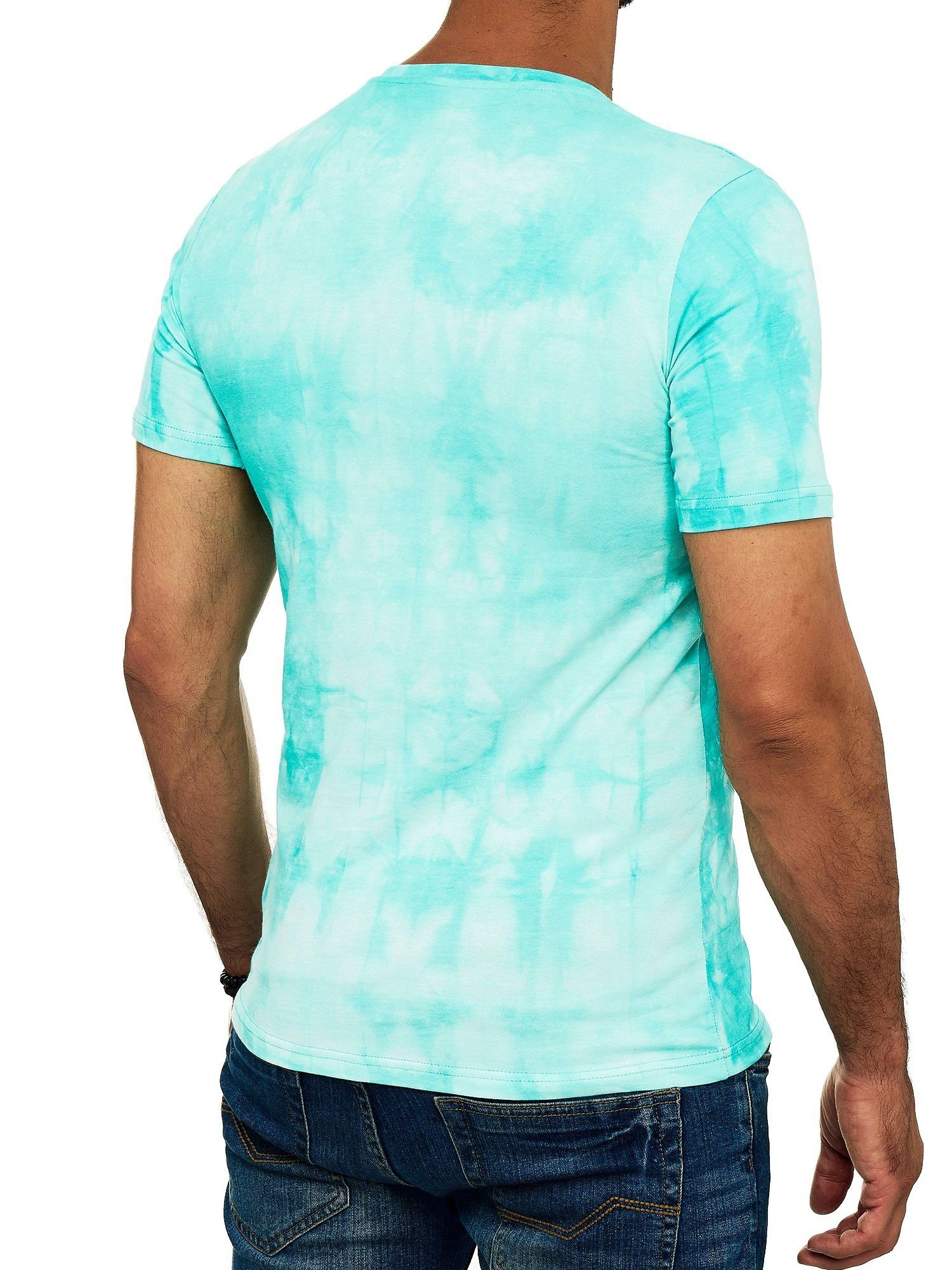 OneRedox Mint Casual Polo TS-3685 Freizeit T-Shirt Fitness 1-tlg) Kurzarmshirt Tee, (Shirt