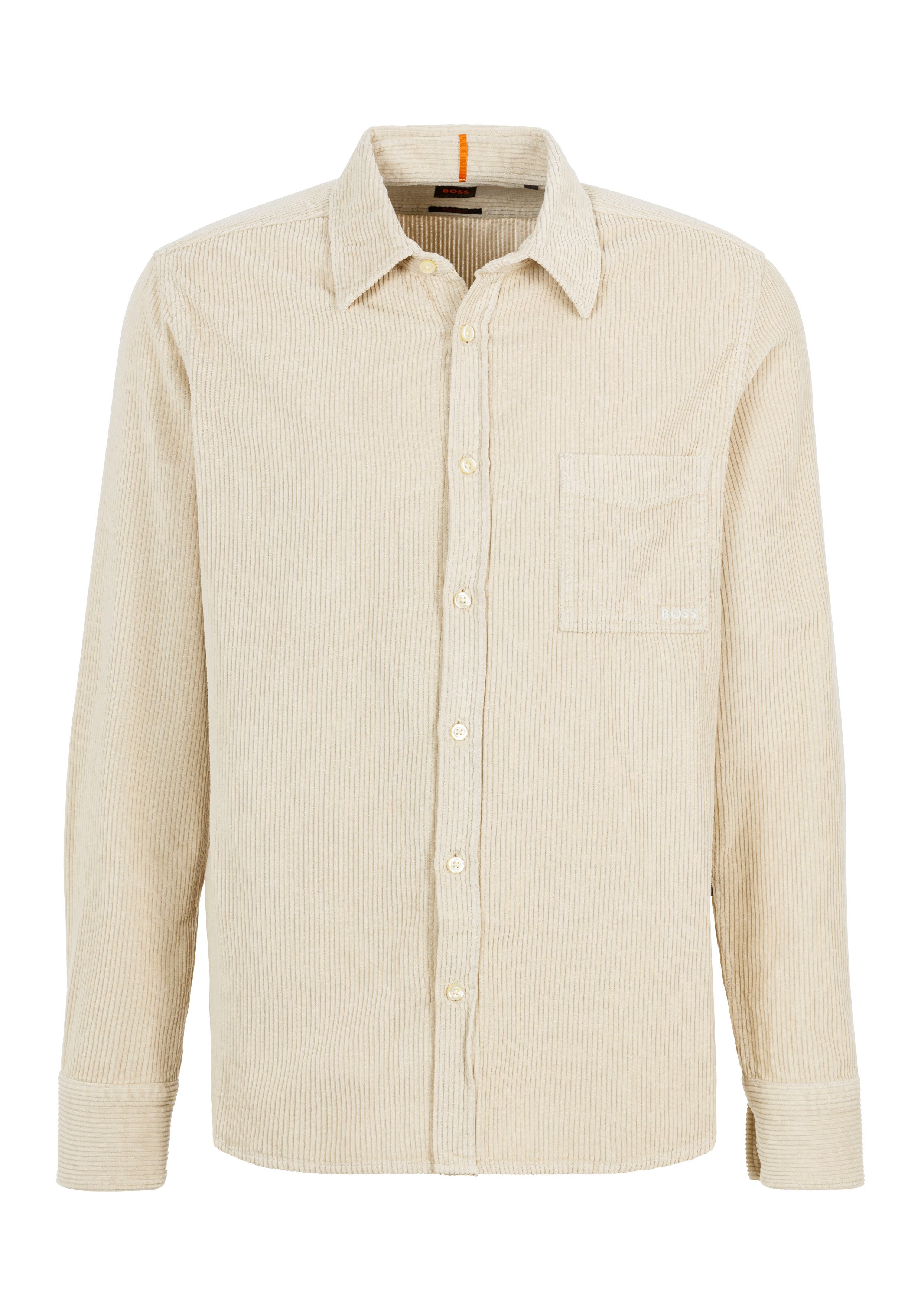 BOSS ORANGE Langarmhemd Relegant mit Logo-Stickerei günstig online kaufen