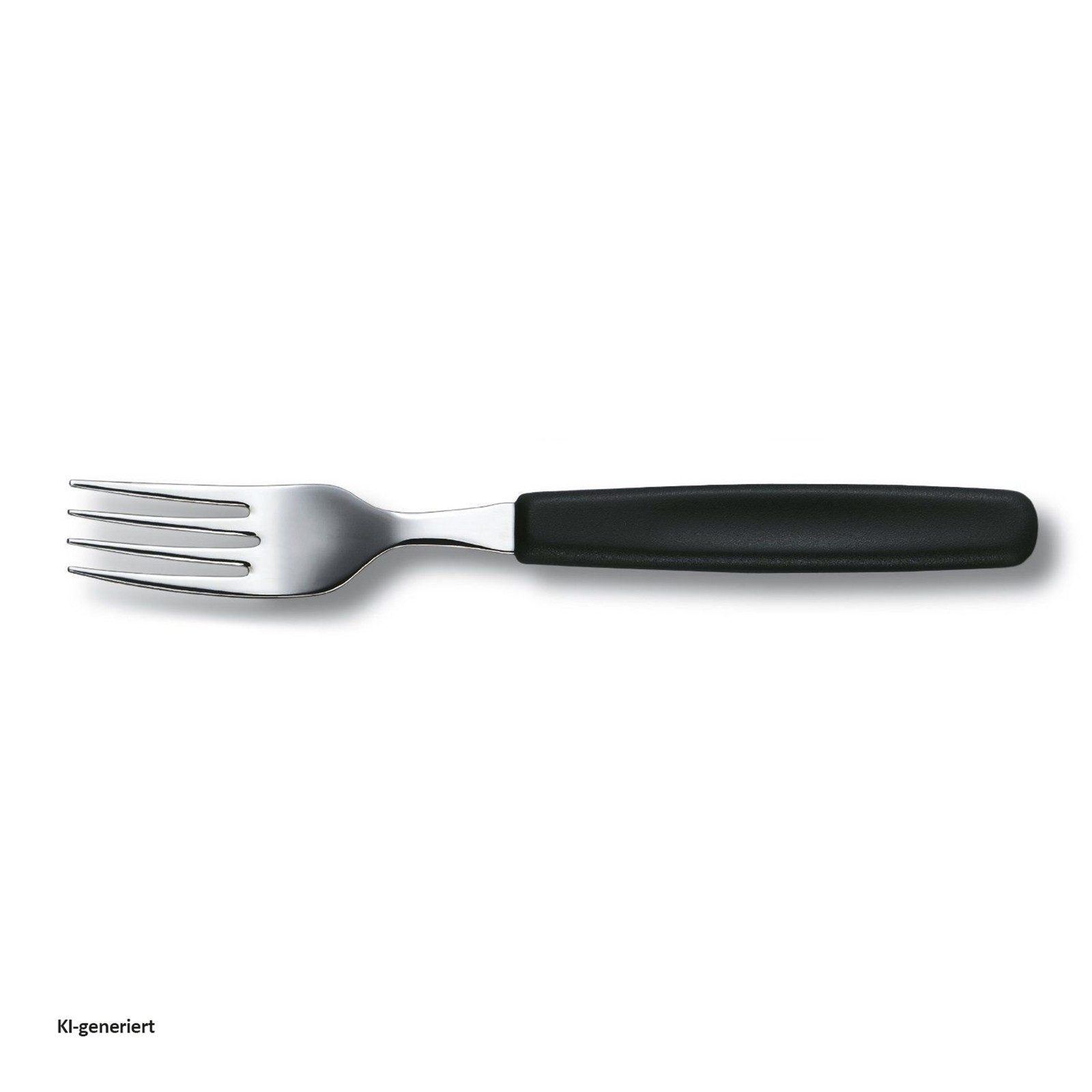Victorinox Tafelgabel Tafelgabel Schwarz (1 Stück), Tafelgabel Besteck Edelstahlgabel Fork