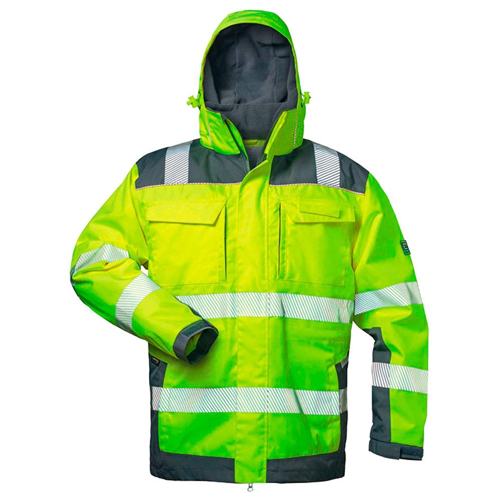Elysee Arbeitsjacke Warnschutz-Winterjacke 2in1 "RUFUS"Gelb/Grau