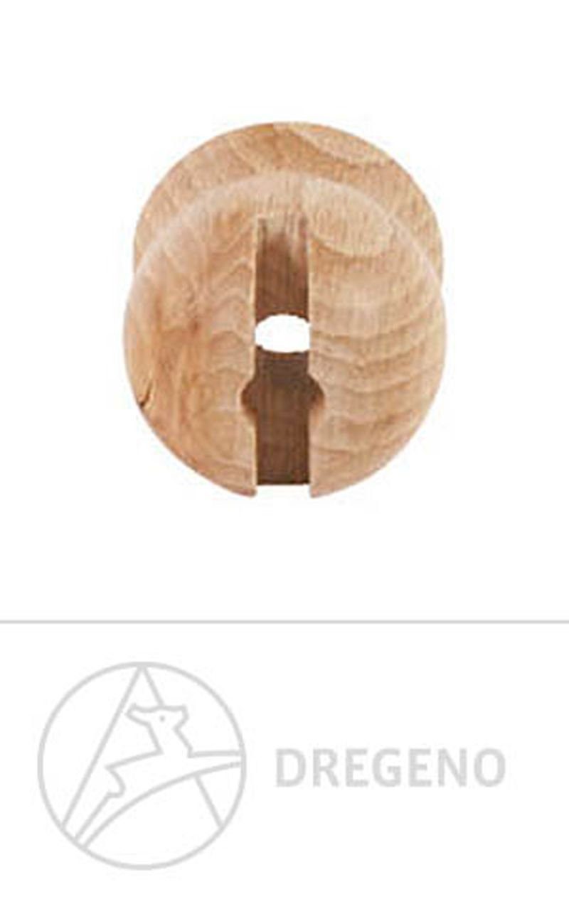 Dregeno Erzgebirge Kerzenhalter Ersatzteile & Bastelbedarf Holztülle Kugelform, 4mm geschl. 50 Stück