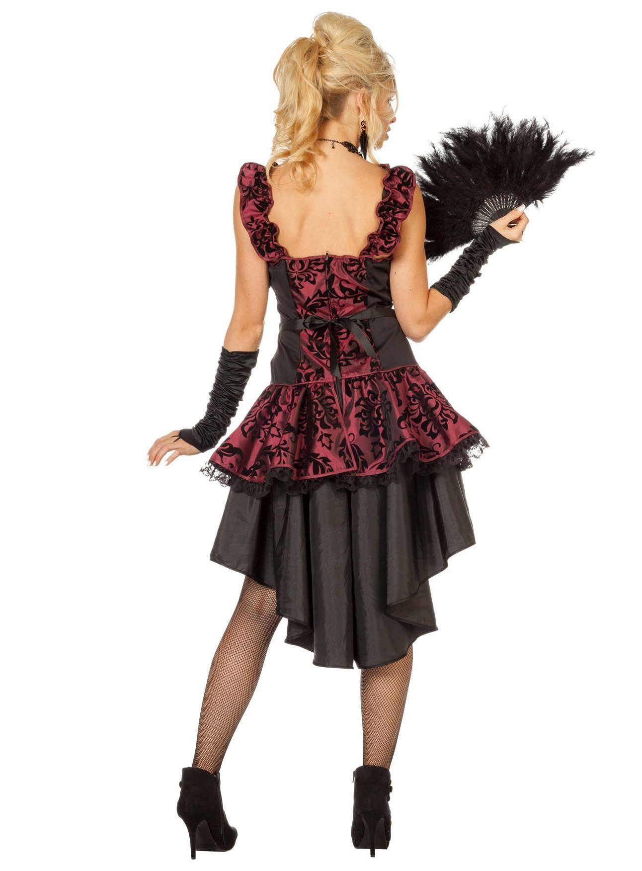 Metamorph Kostüm Western Saloon Girl, Burlesque-Look für die Tänzerin im Wilden Westen
