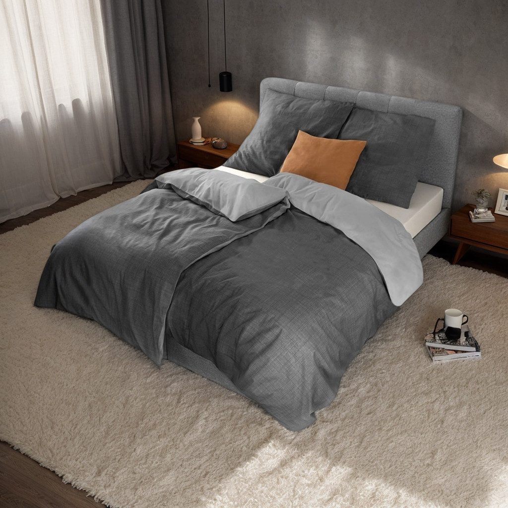 i@home Bettwäsche Wendebettwäsche aus 100% Baumwolle, 135x200 oder 155x220 günstig online kaufen