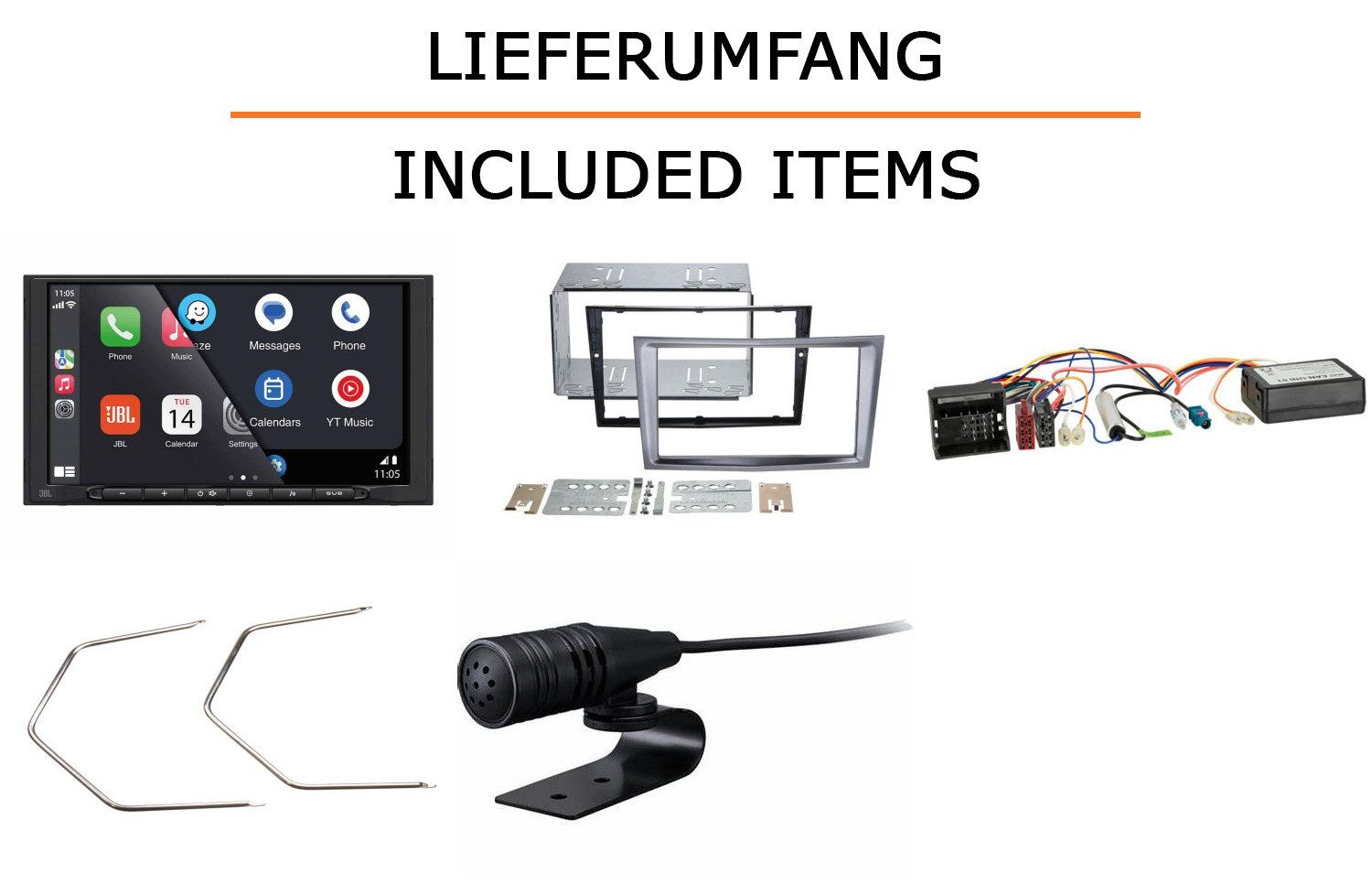 JUST SOUND best choice for caraudio Autoradio Einbauset JBL Legend 700D Opel Antara Autoradio (Freisprecheinrichtung)