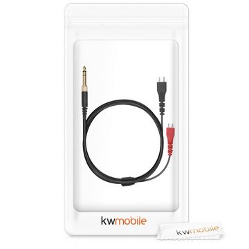 kwmobile Kopfhörerkabel für Sennheiser HD25/HD560/HD540/HD480/HD430 etc. Audio-Kabel, Over Ear Kopfhörer Ersatzkabel - 3.5mm Klinke für Headphones - 255cm