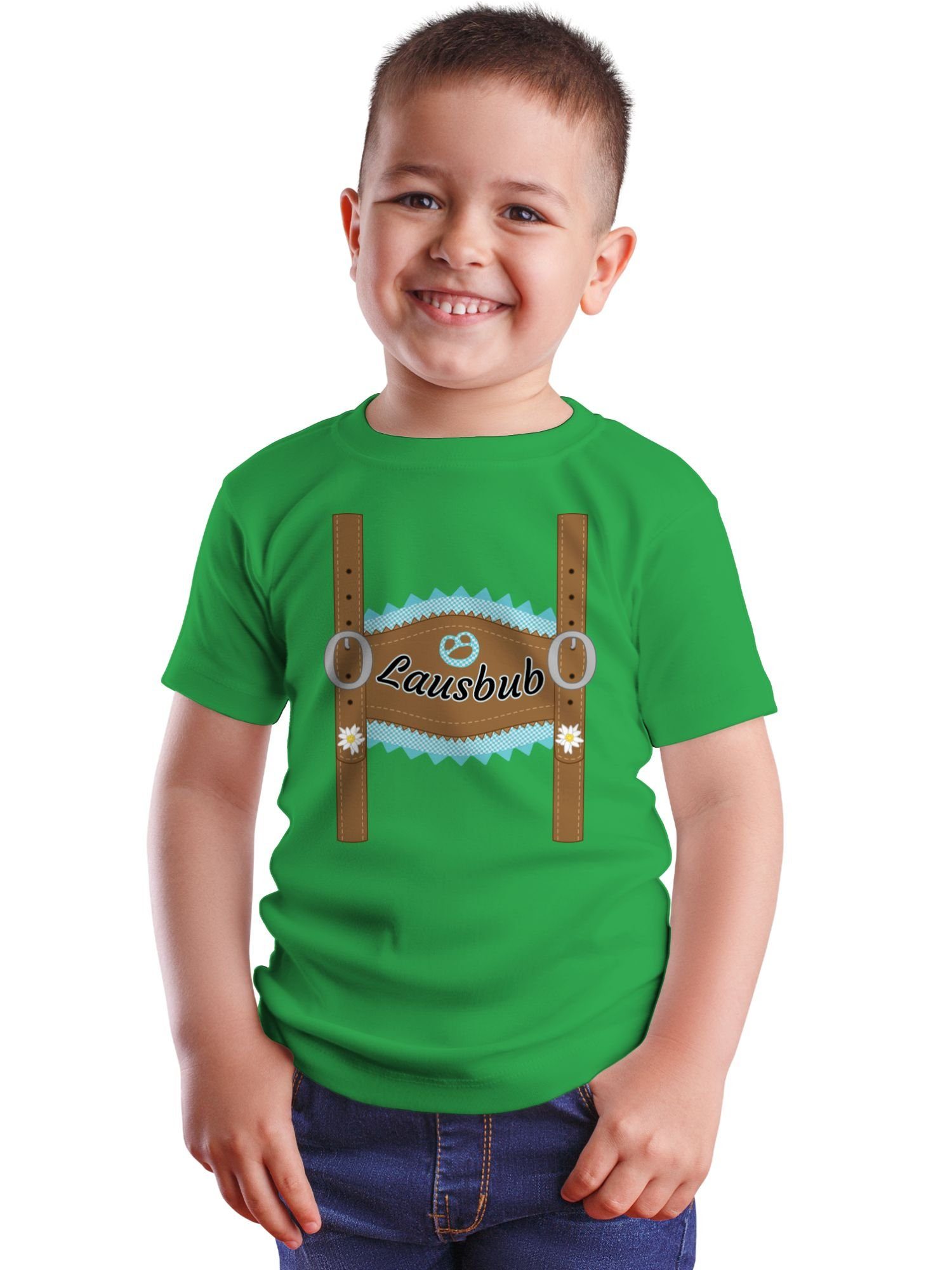 Shirtracer T-Shirt »Lausbub Lederhose - Mode für Oktoberfest Kinder Outfit  - Jungen Kinder T-Shirt« Party Accessoires Bayern Trachtenshirt Trachten  Shirt online kaufen | OTTO