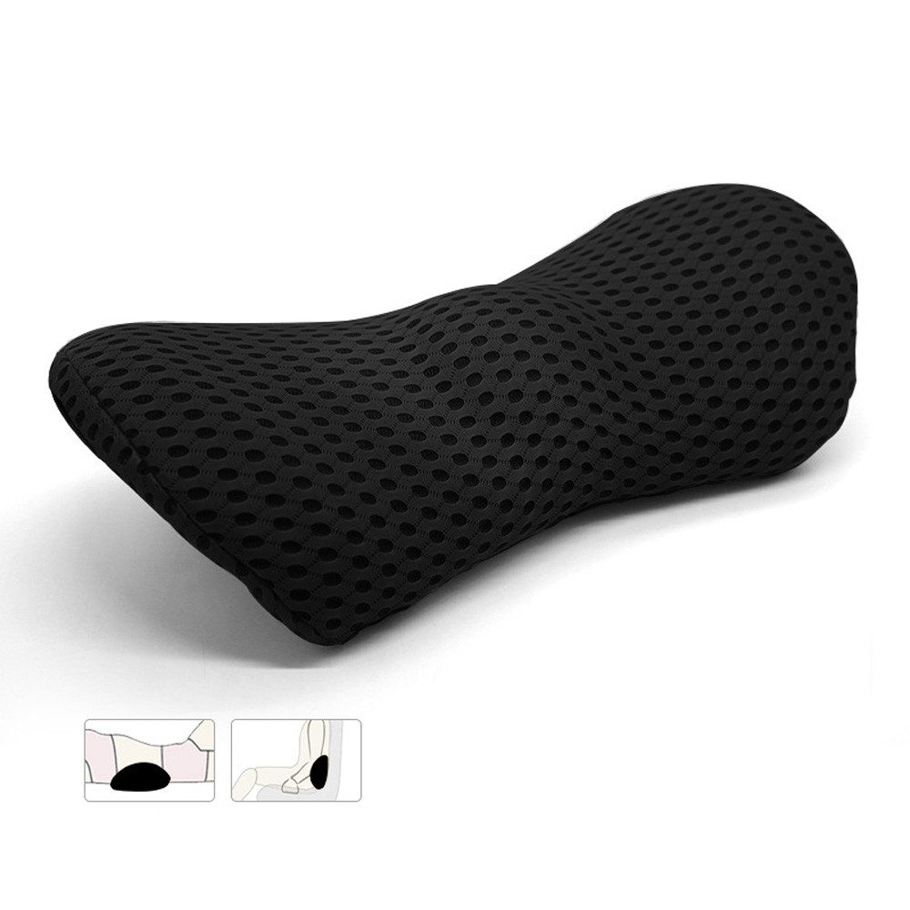 Zaewry Rückenkissen Ergonomisches Rückenkissen Memory Foam Lendenstützkissen, 1-tlg., Rückenstütze für Bürostuhl Autositz Gamingstuhl