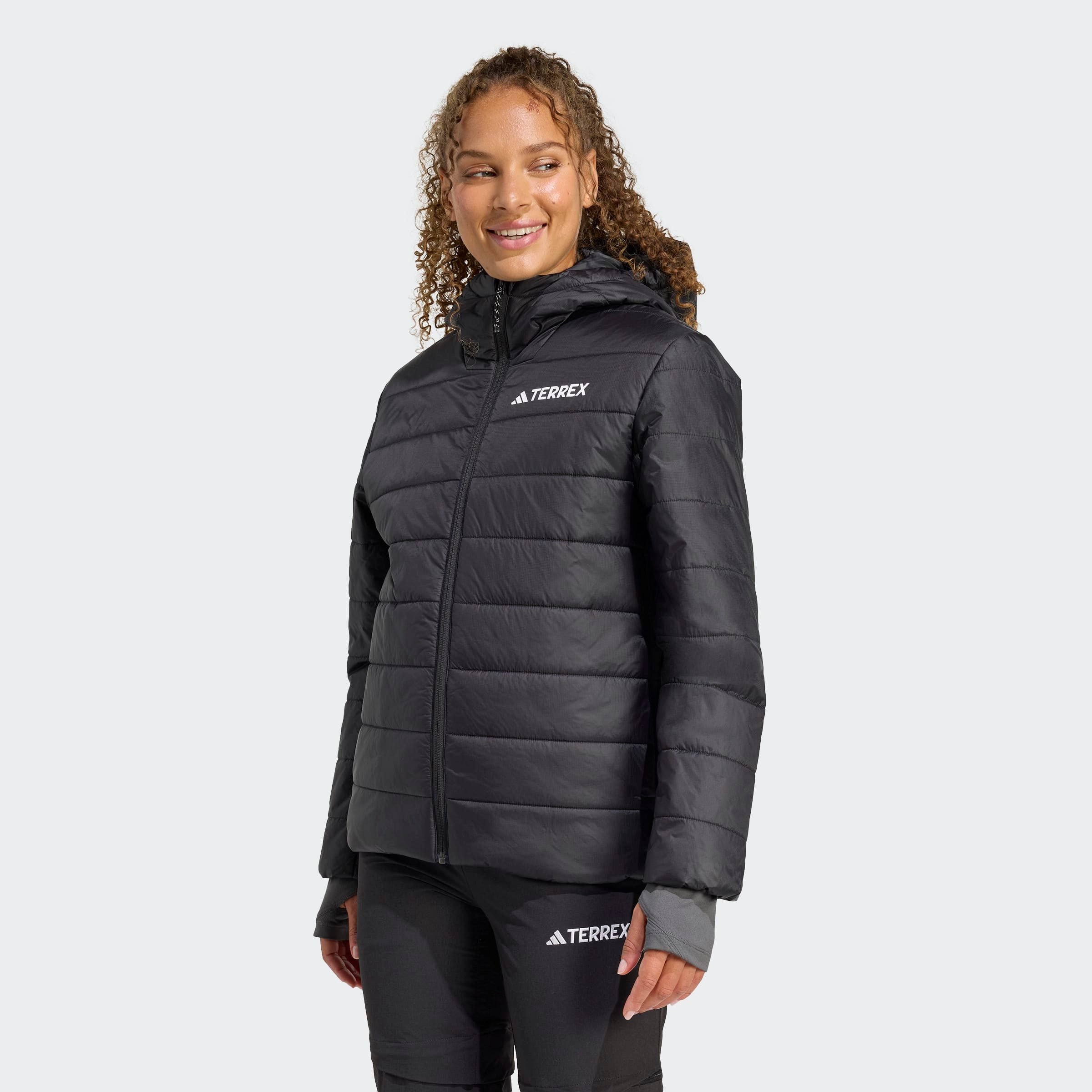 adidas TERREX Steppjacke MULTI ESSENTIALS CLIMAWARM ISOLIERTE wärmend durch Climawarm Technologie, mit Kapuze