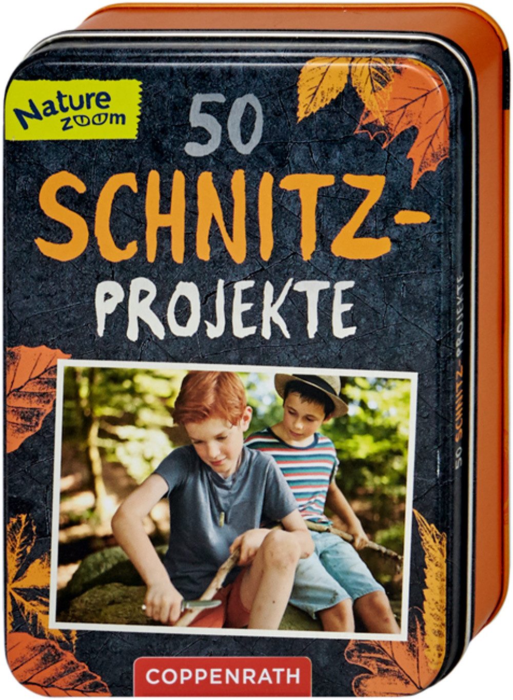 COPPENRATH DIE SPIEGELBURG Kreativset 50 Schnitz-Projekte Nature Zoom 50 Ideen Blechdose ab 8 Jahre