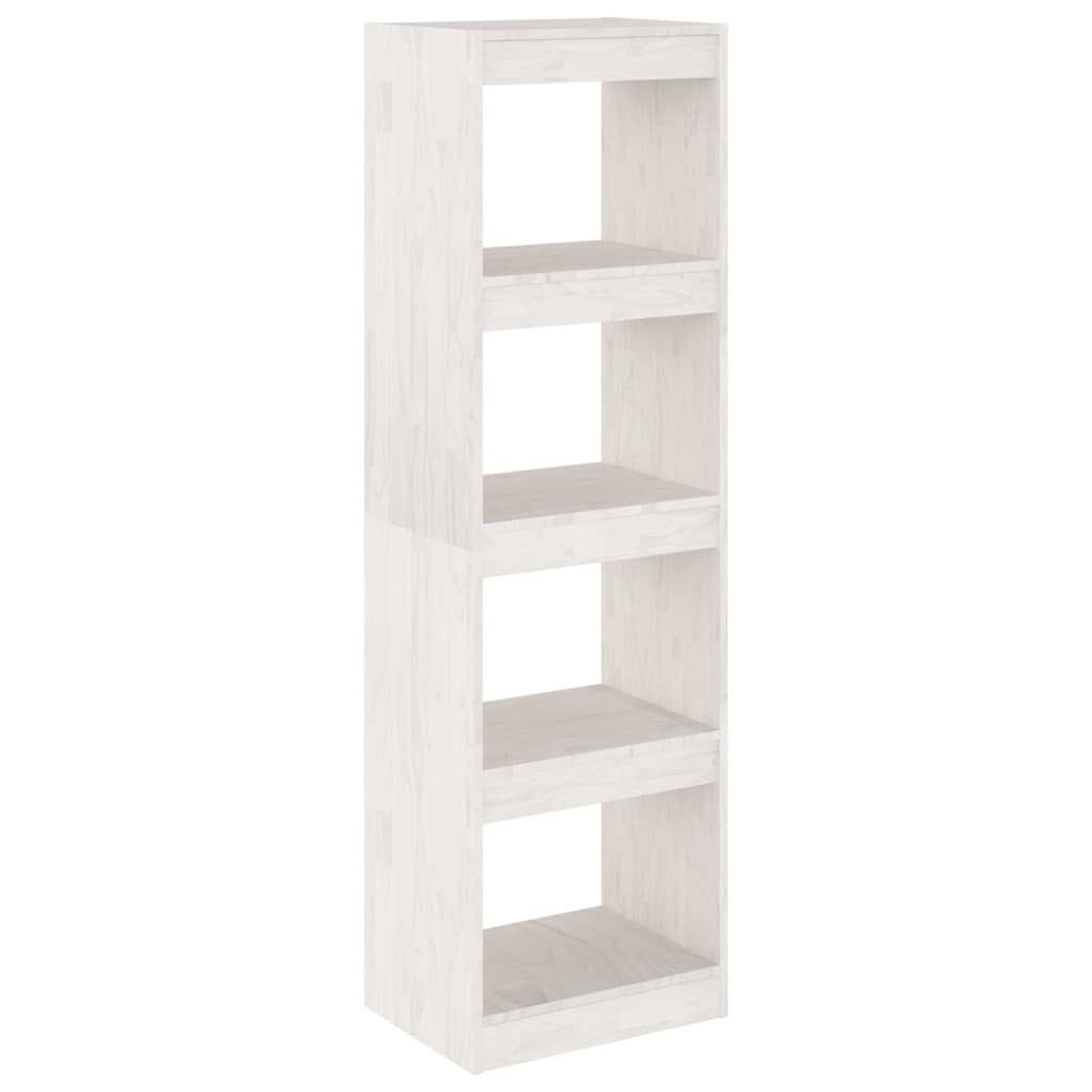 furnicato Bücherregal Raumteiler Weiß 40x30x135,5 cm günstig online kaufen