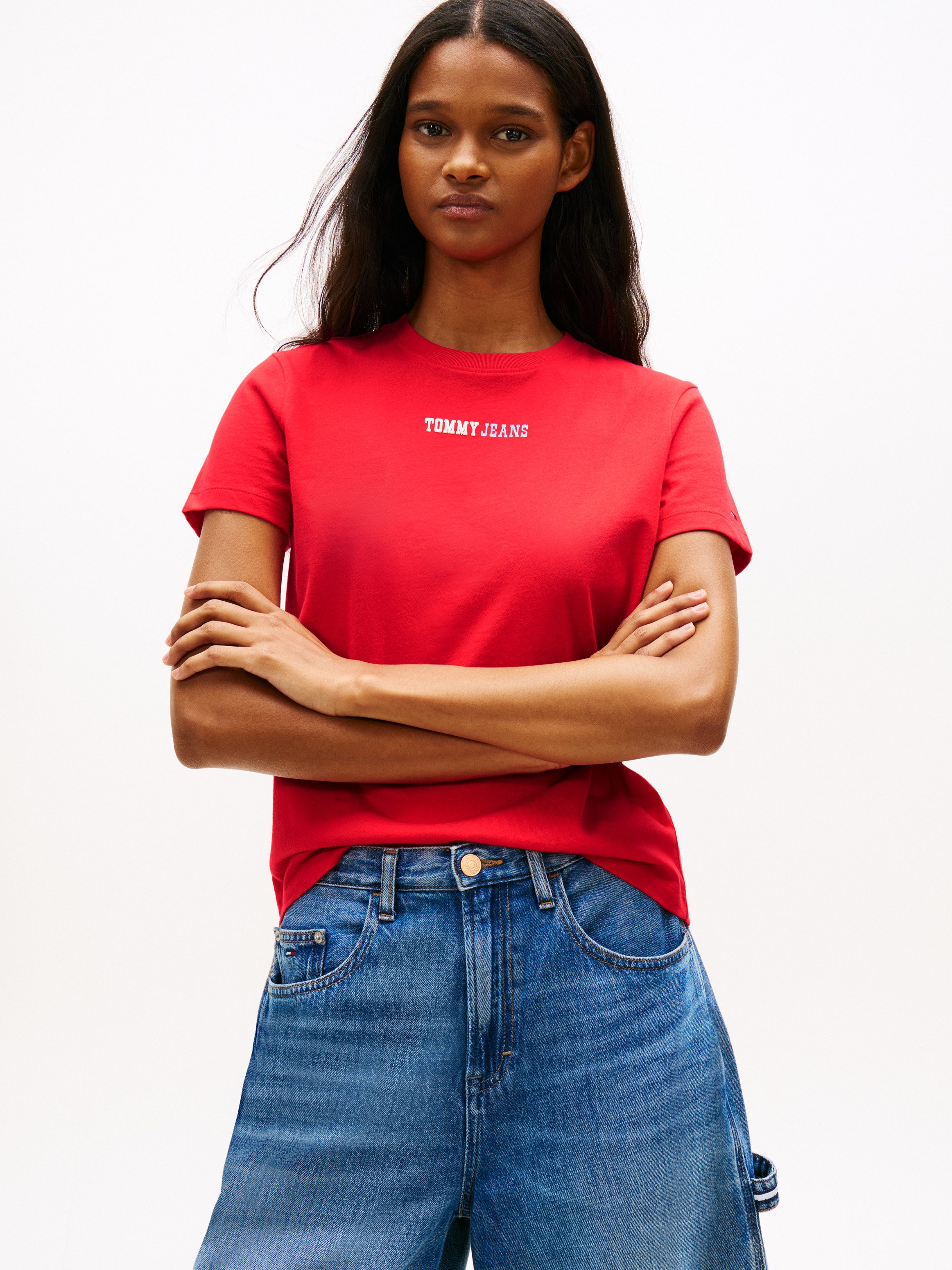 Tommy Jeans Kurzarmshirt TJW REG ESSENTIAL LOGO 2 TEE EXT