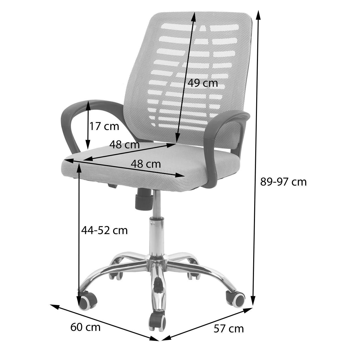 MCW Bürostuhl MCW-L44, Mit Formgebung, Bequeme Rückenlehne ergonomische Armlehne, lila