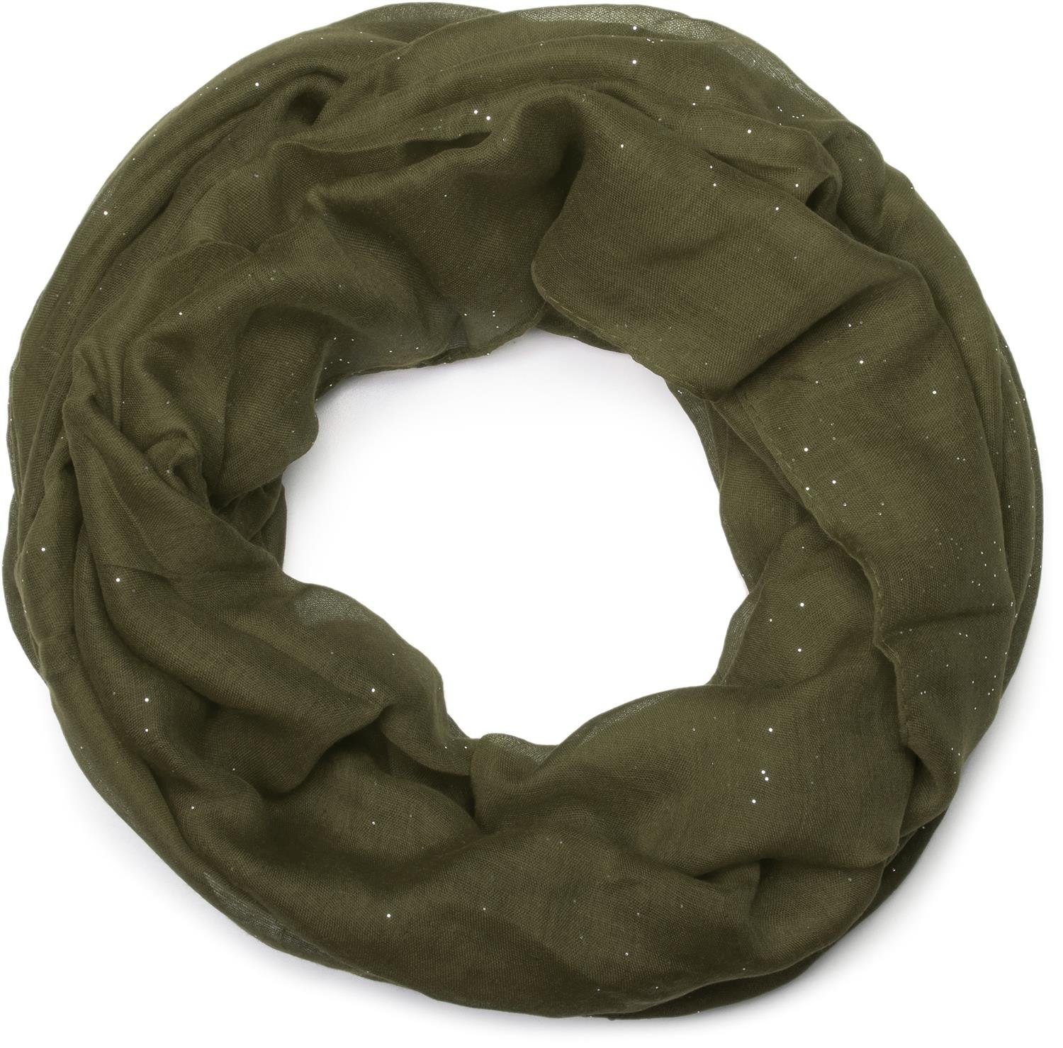 Loop Loop mit Glitzer unifarben