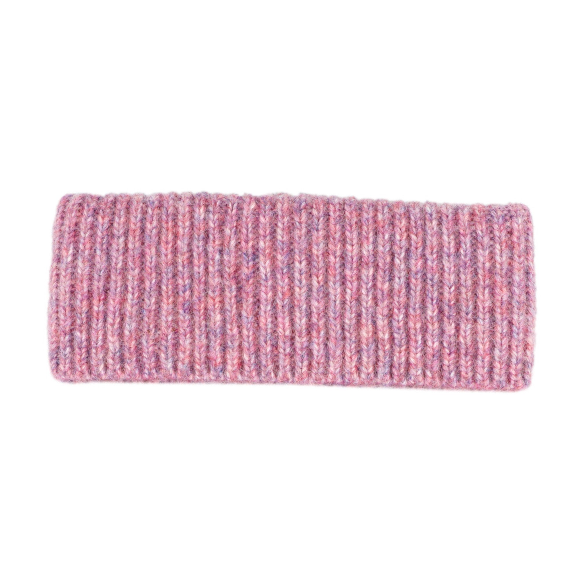 CAPO Stirnband Melange-Optik, Rippenstrick, Wollanteil