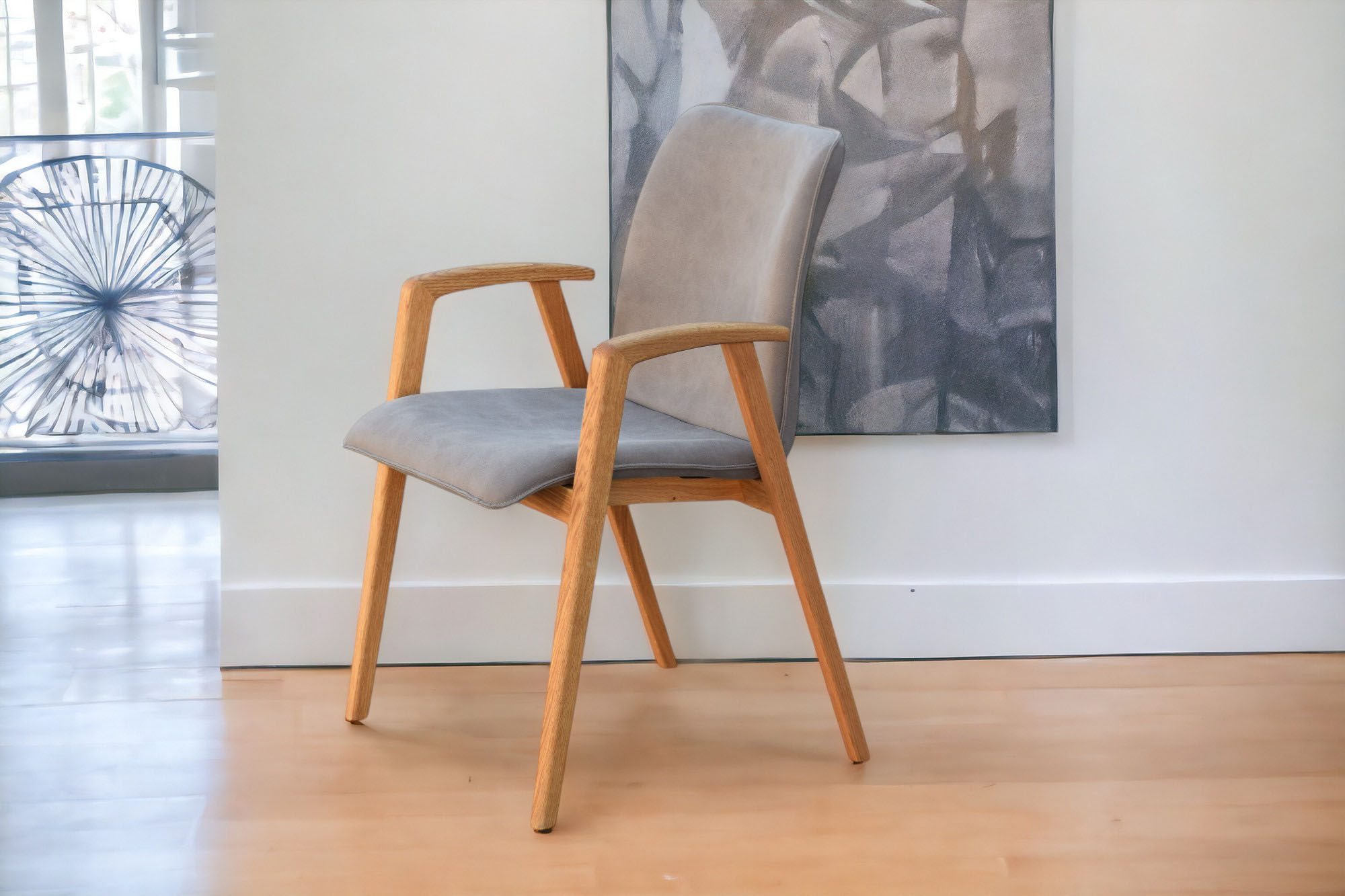 Home affaire Armlehnstuhl "Loreen Esszimmerstuhl, Polsterstuhl, Designstuhl günstig online kaufen