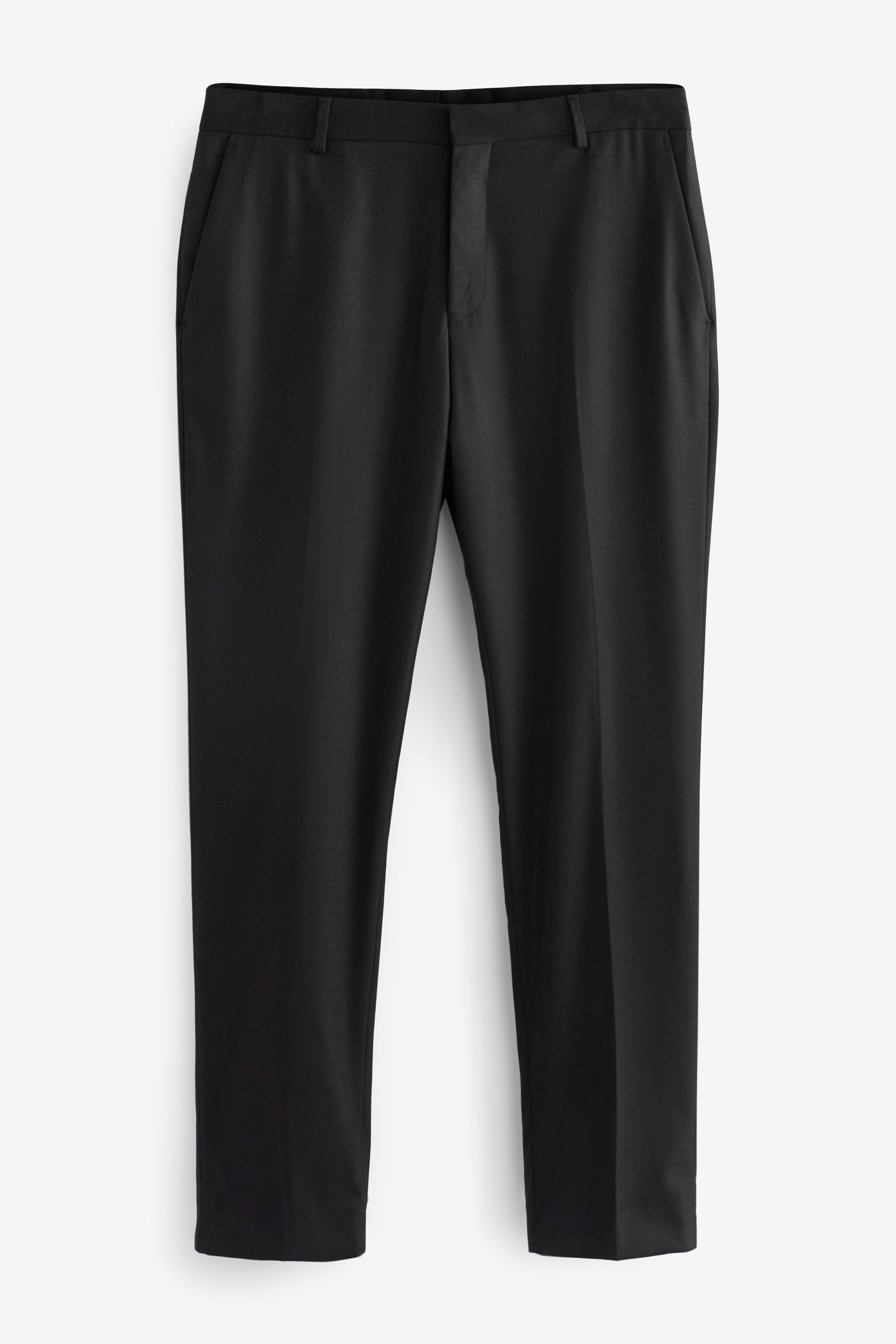 Next Anzughose Anzug mit Schalkragen: Hose (1-tlg) Black