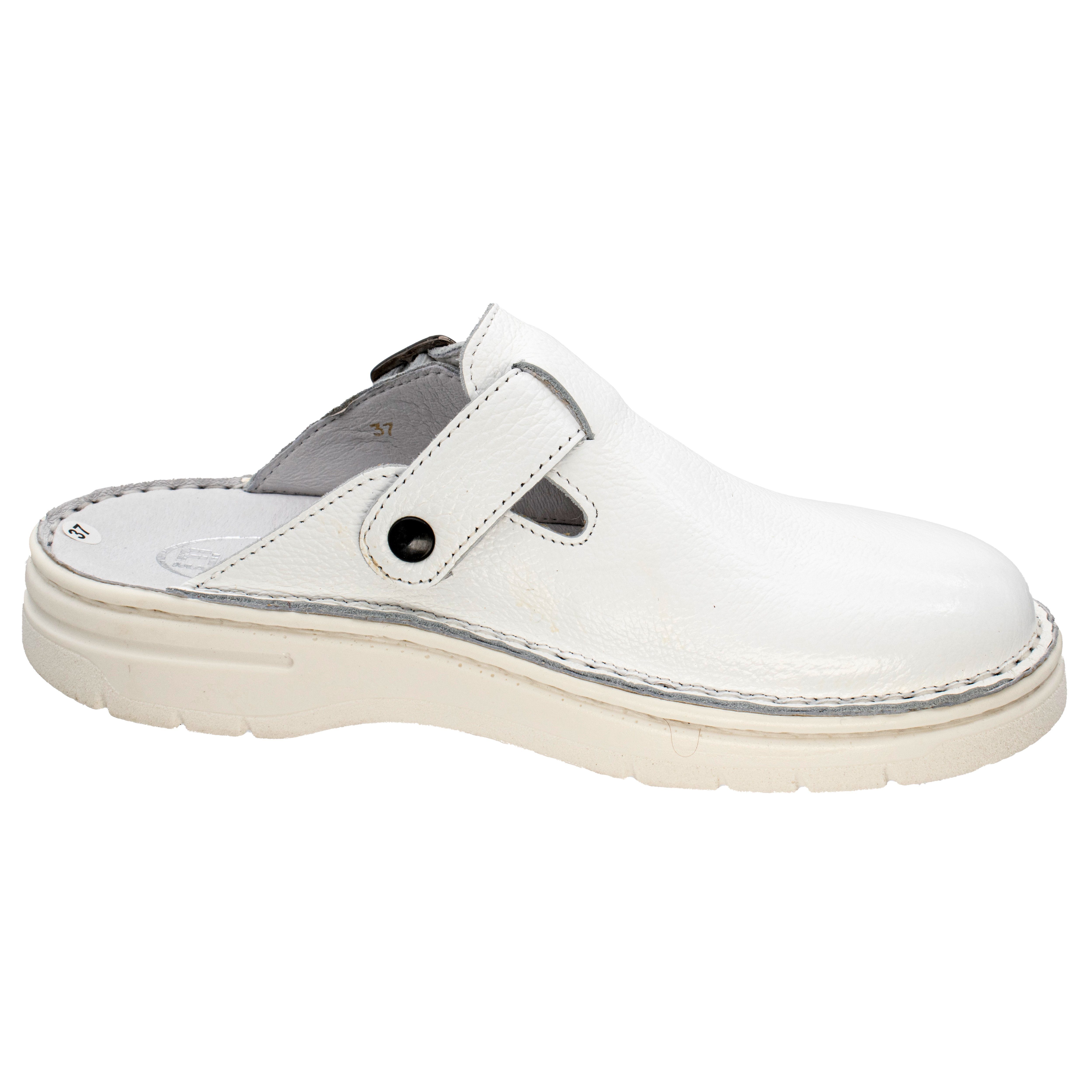 Fischer-Markenschuh Sina Pantolette aus Nappaleder, gepolstertes Lederfußbe günstig online kaufen