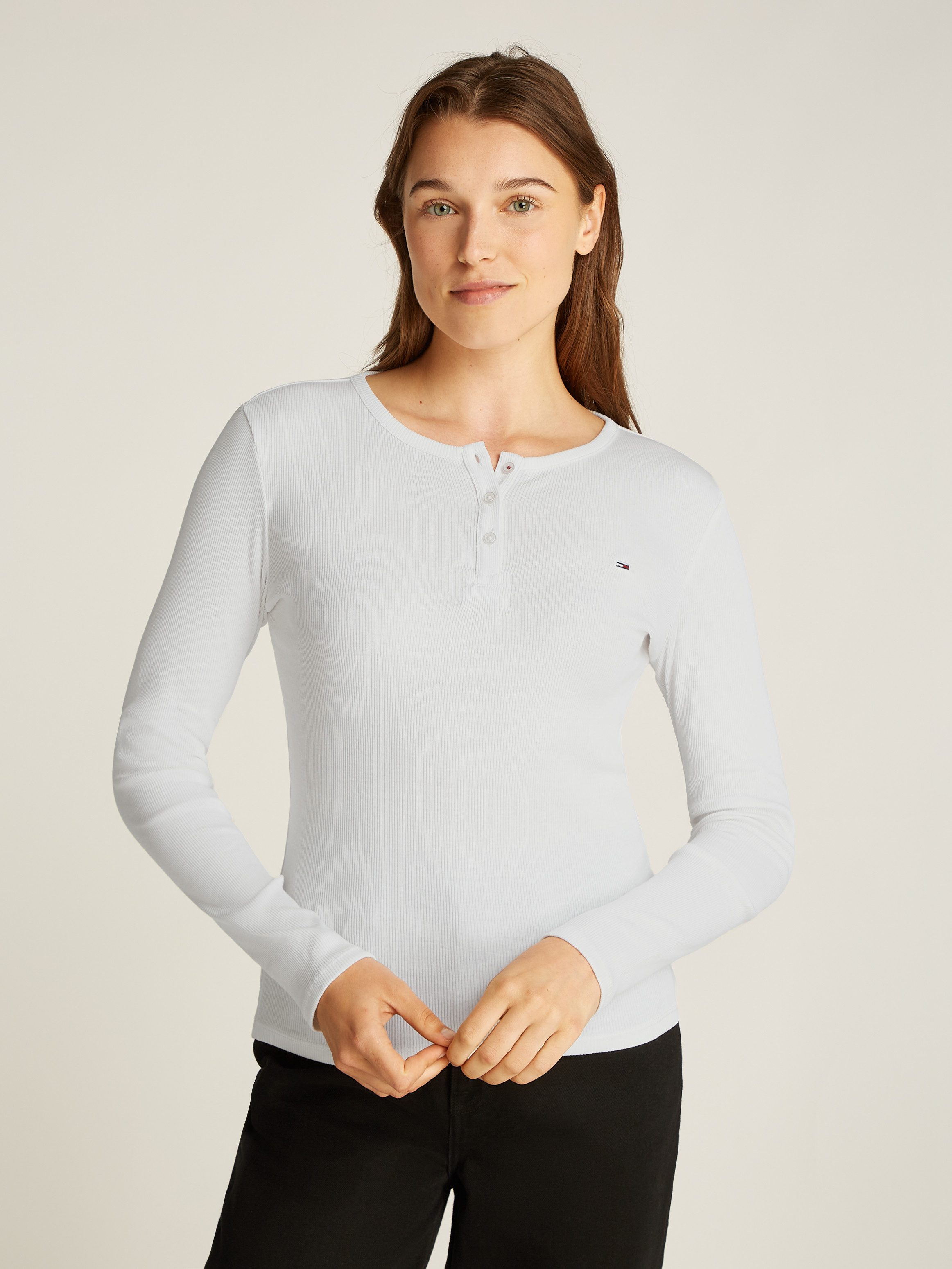 Tommy Jeans Curve Langarmshirt TJW SLIM günstig online kaufen