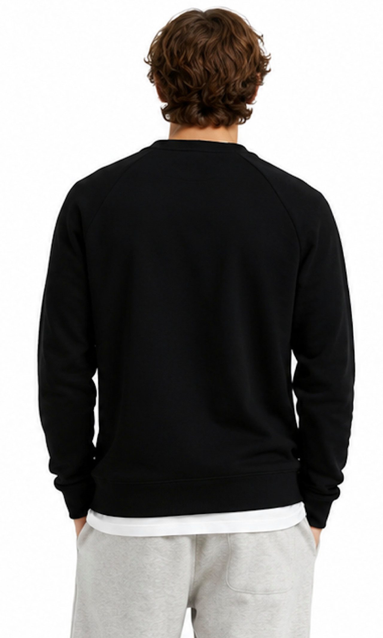 Balmain Paris Sweatshirt Pierre Balmain Pullover Sweater Relaxed Comfort Fit Gerippten Kragen mit elastischen Bündchen