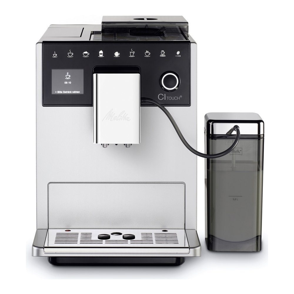 1400W Express-Kaffeemaschine Melitta 630-101 F Melitta Silberfarben Kaffeevollautomat