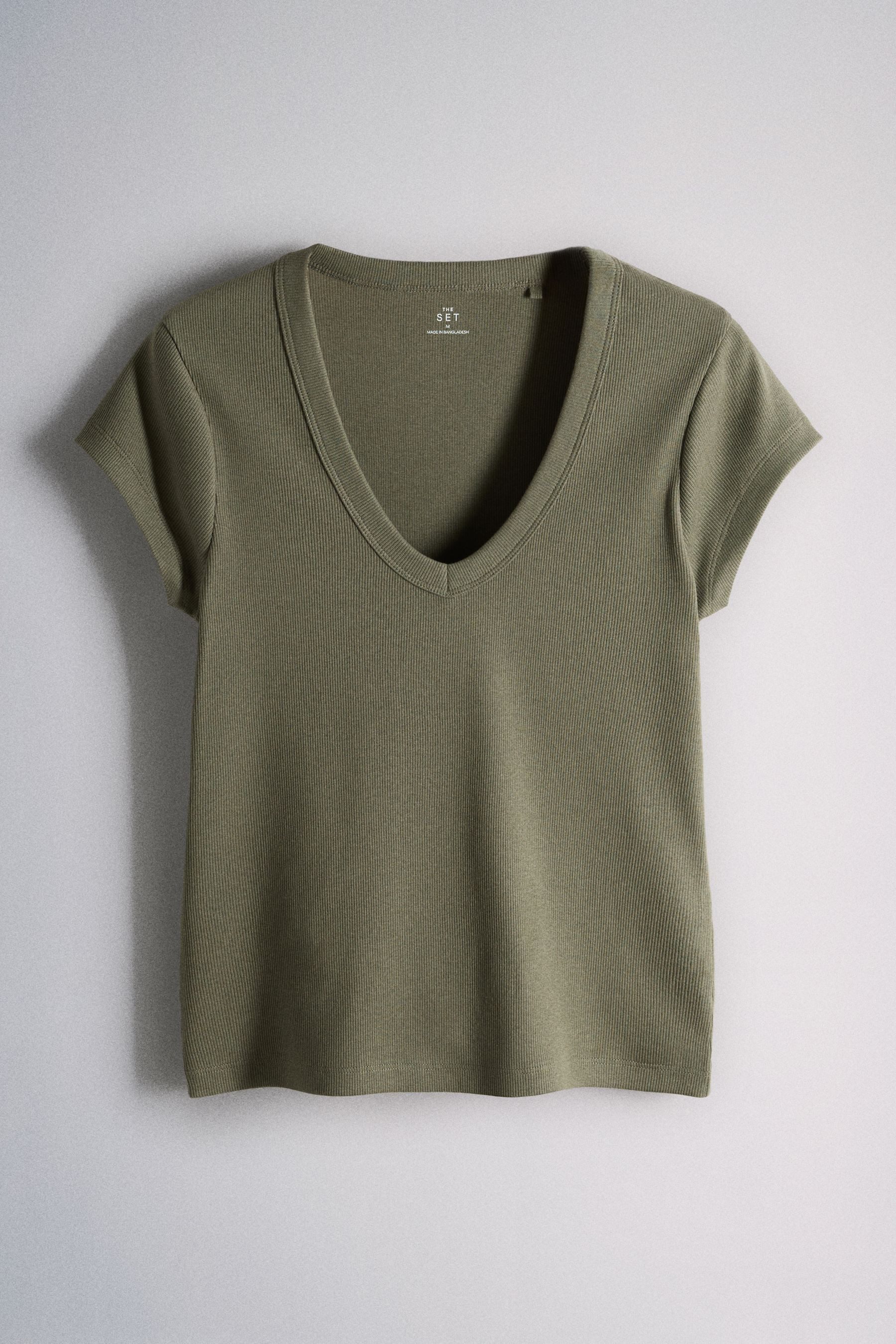 The Set V-Shirt The Set Tops mit Flügelärmeln, 5er-Pack (5-tlg)