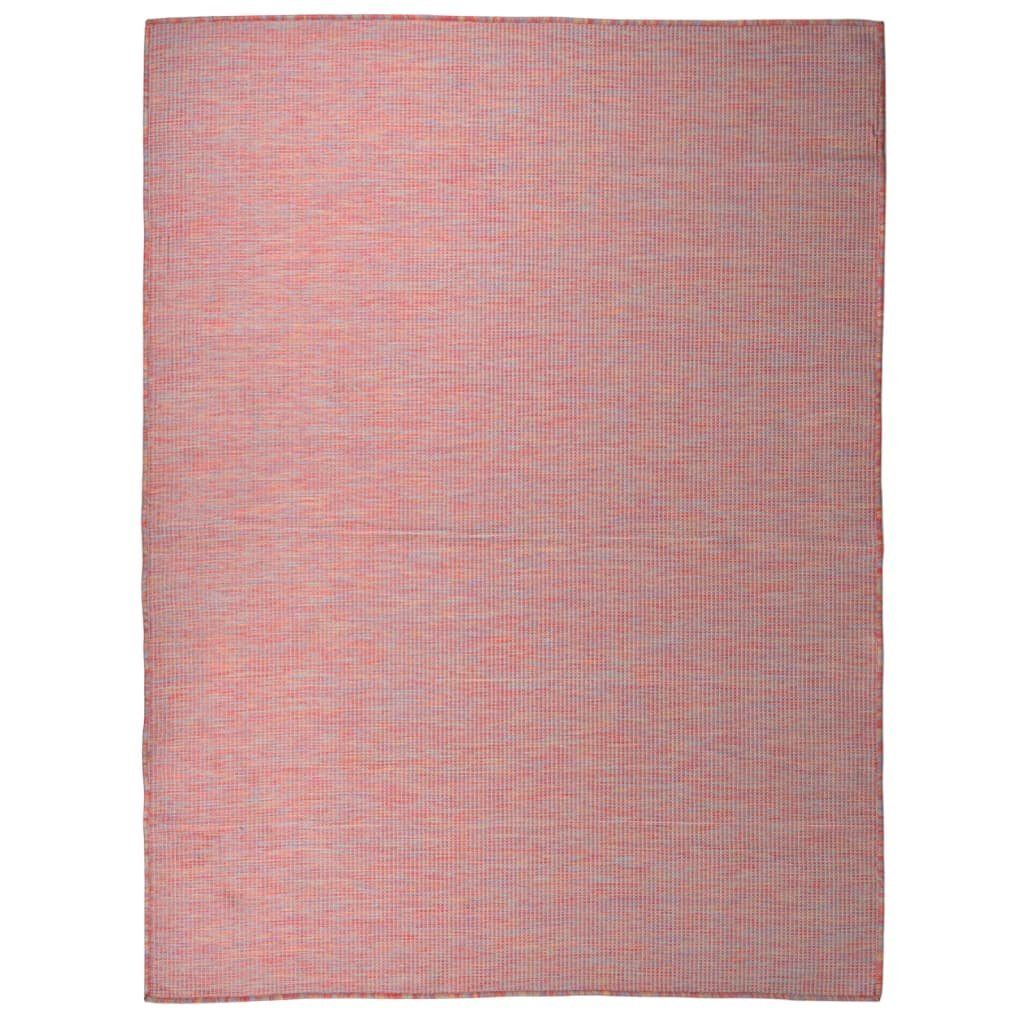 furnicato Teppich Outdoor-Flachgewebe 120x170 cm Rot günstig online kaufen
