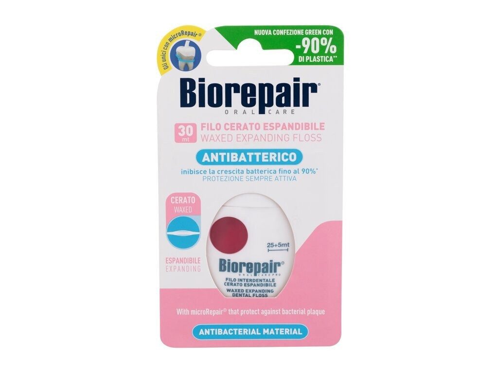 Biorepair Zahnseide Biorepair Antibakterielle gewachste, expandierende Zahnseide