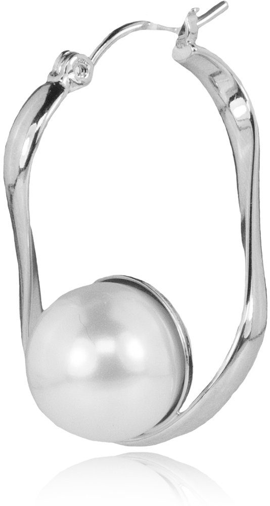 LUISIA® Paar Ohrhänger Geschwungene Ohrringe "Liora" mit Perle von Swarovski®  (2-tlg., inkl. Schmuckbox)