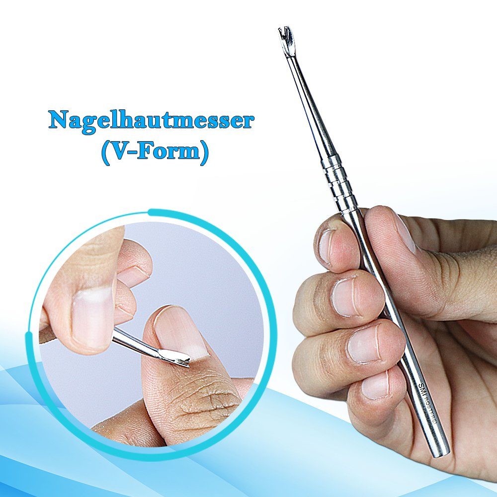 Nagelhautmesser Nagelhautmesser Form Form schneider v Nagelhautentferner SMI Nagelhautschneider, Messer V